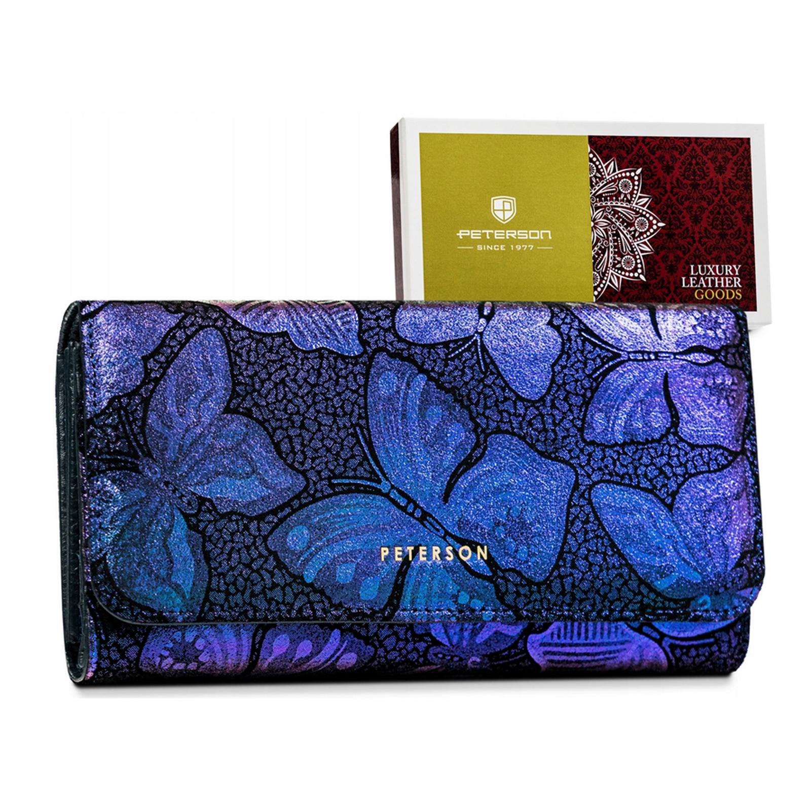 Modrá Peněženka Peterson FBNO-770124 NTP