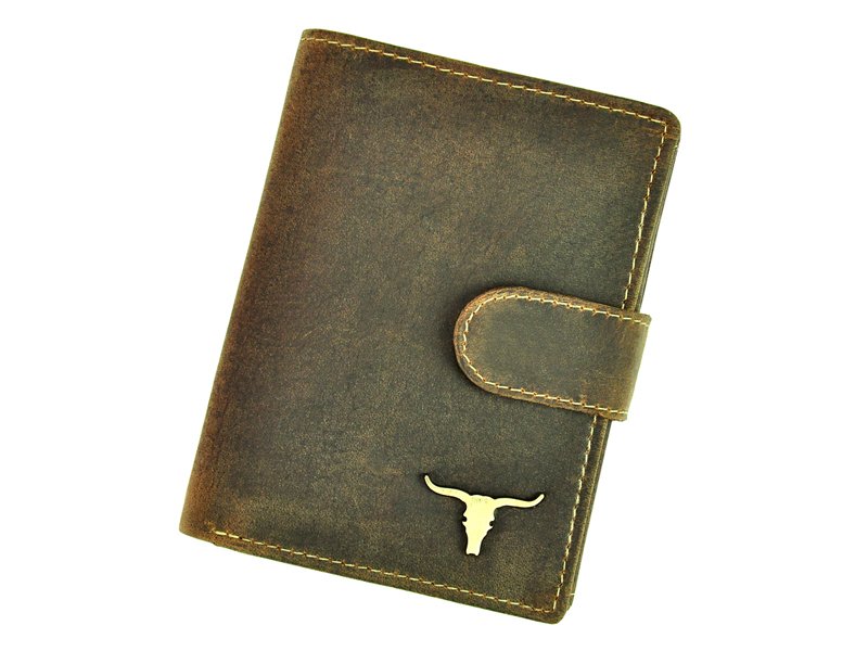 Hnědá Peněženka Wild OLAFFUB WAB-L40-MR