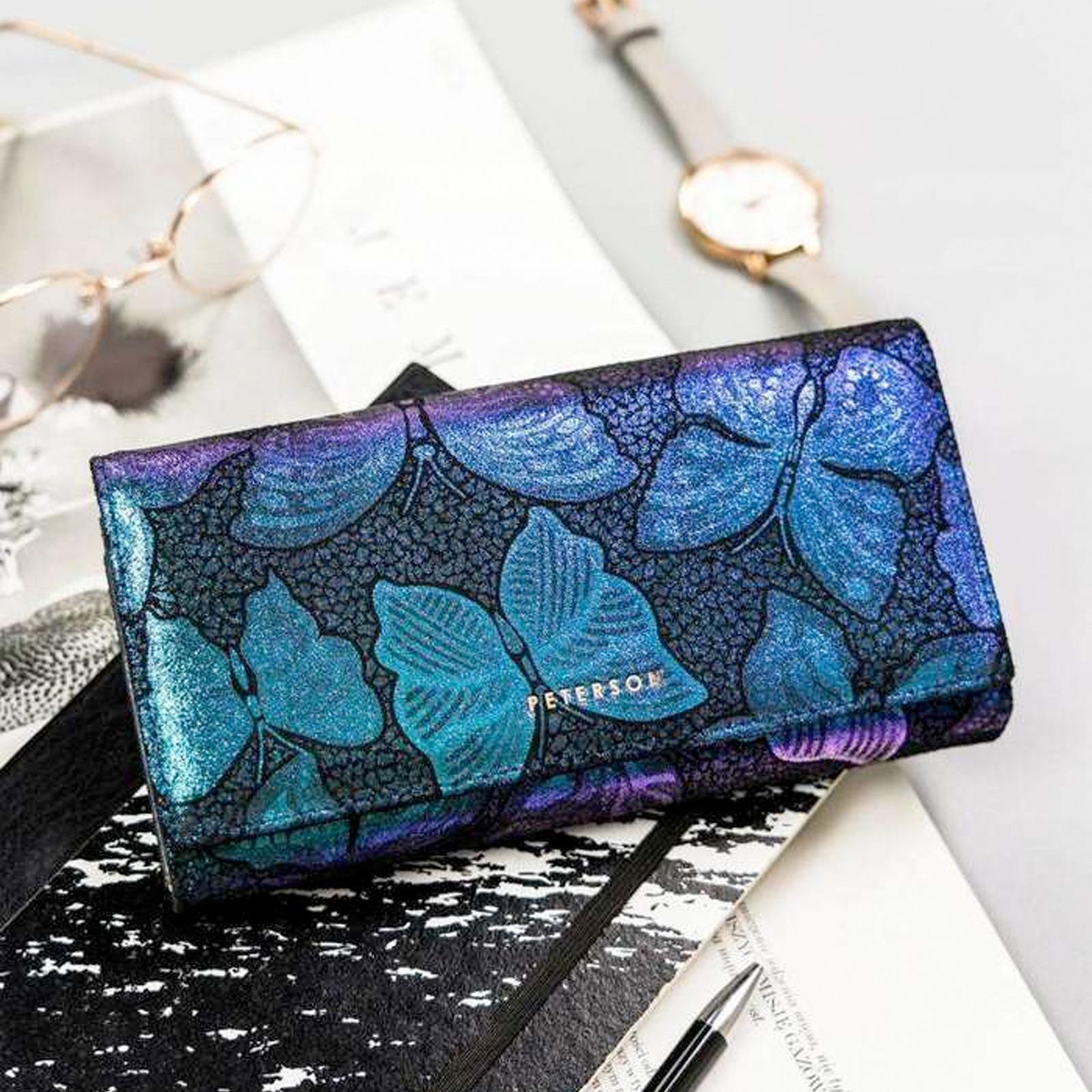 Modrá Peněženka Peterson FBNO-00124 NTP