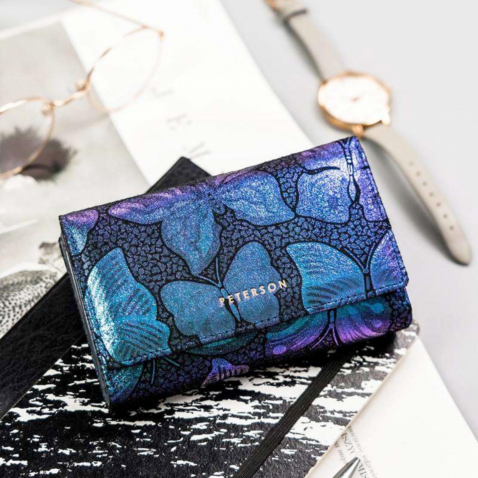 Modrá Peněženka Peterson FBNO-80124 NTP