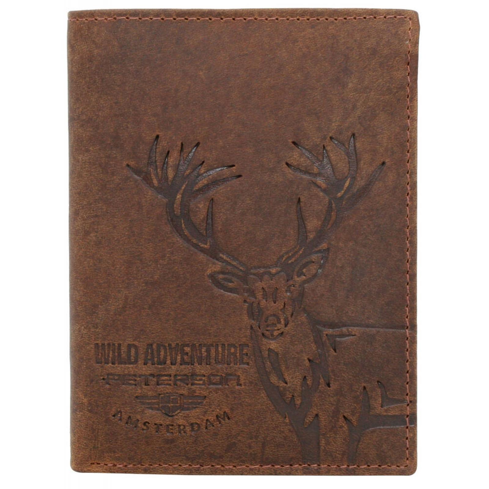 Hnědá Peněženka Peterson REED-EB-4N NTP