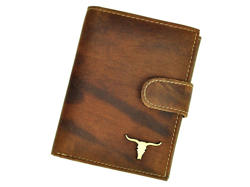 Hnědá Peněženka Wild OLAFFUB WAB-L60-MR