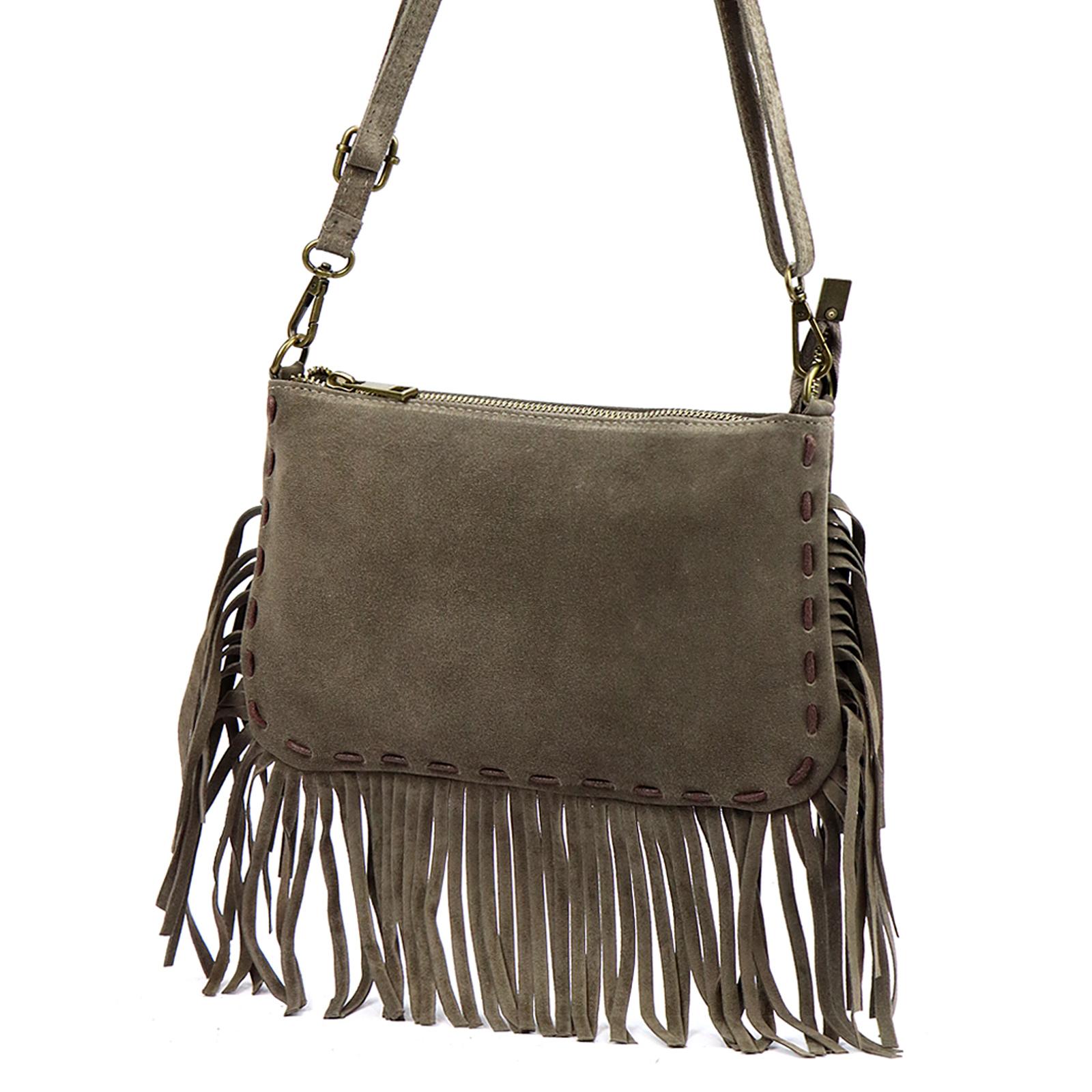 Hnědá Kožená kabelka Luka 580-52