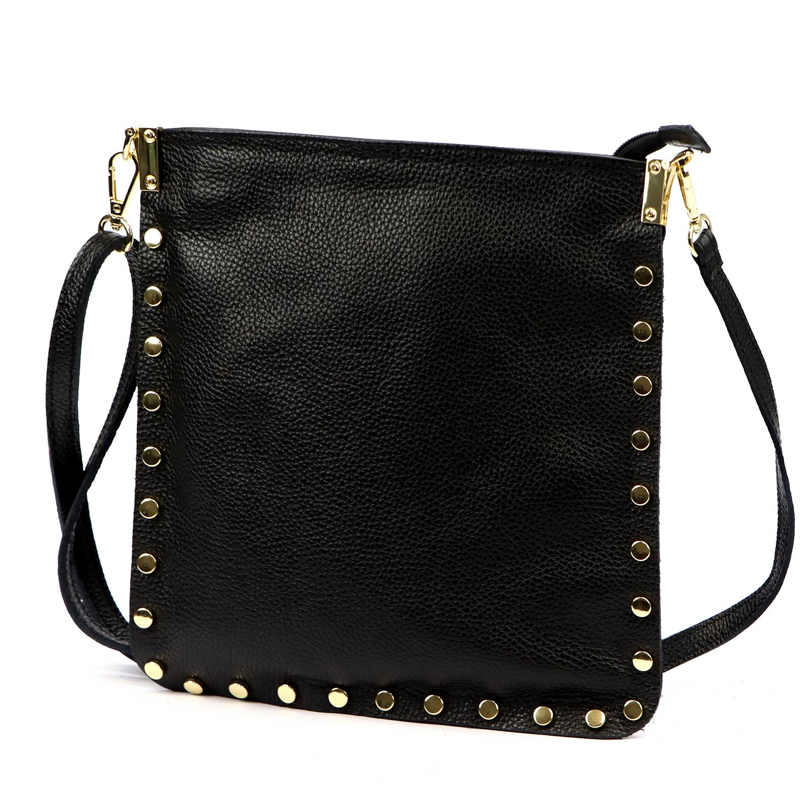 Černá Kožená kabelka Luka ORALLOD 300-62