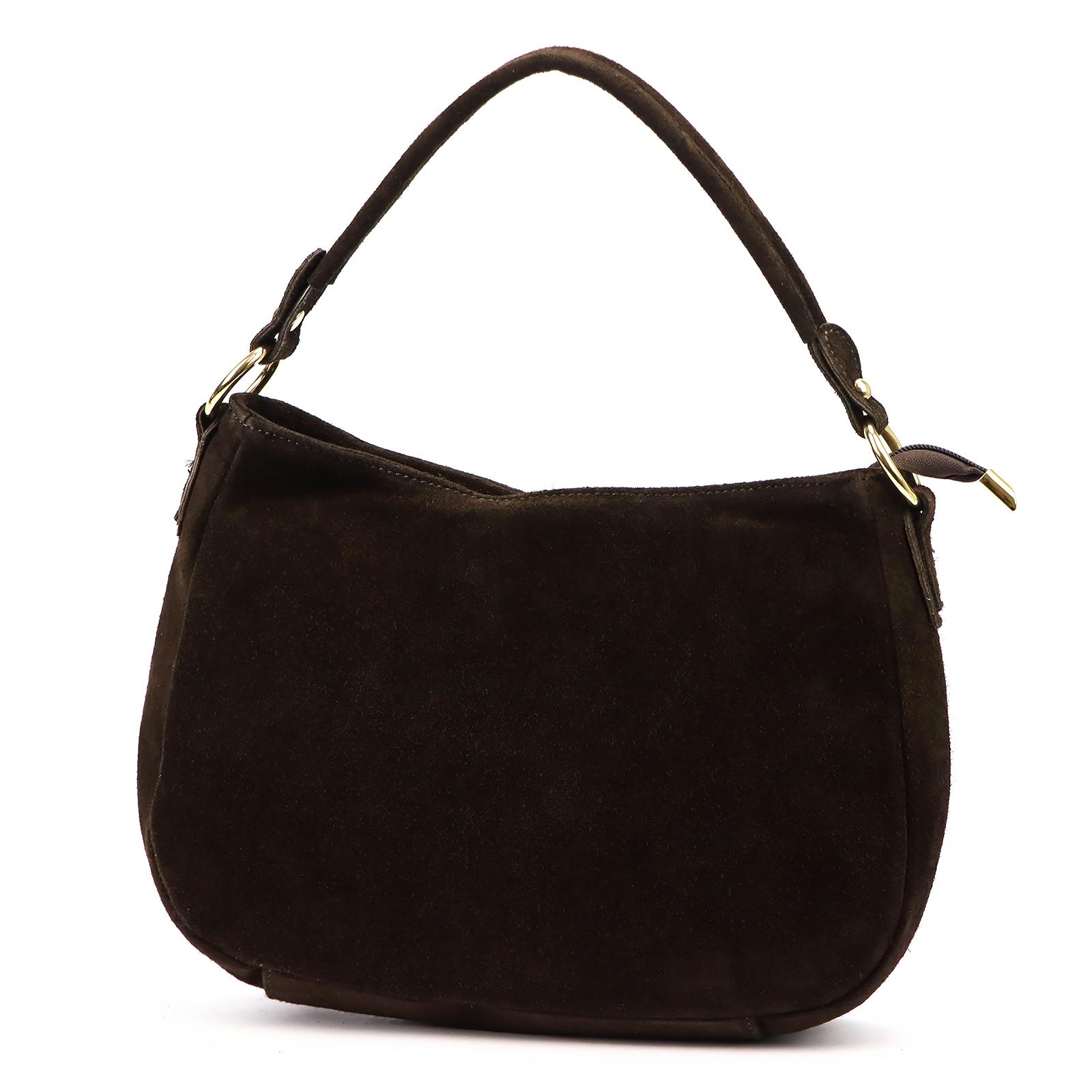 Hnědá Kožená kabelka Luka DLOG 580-42