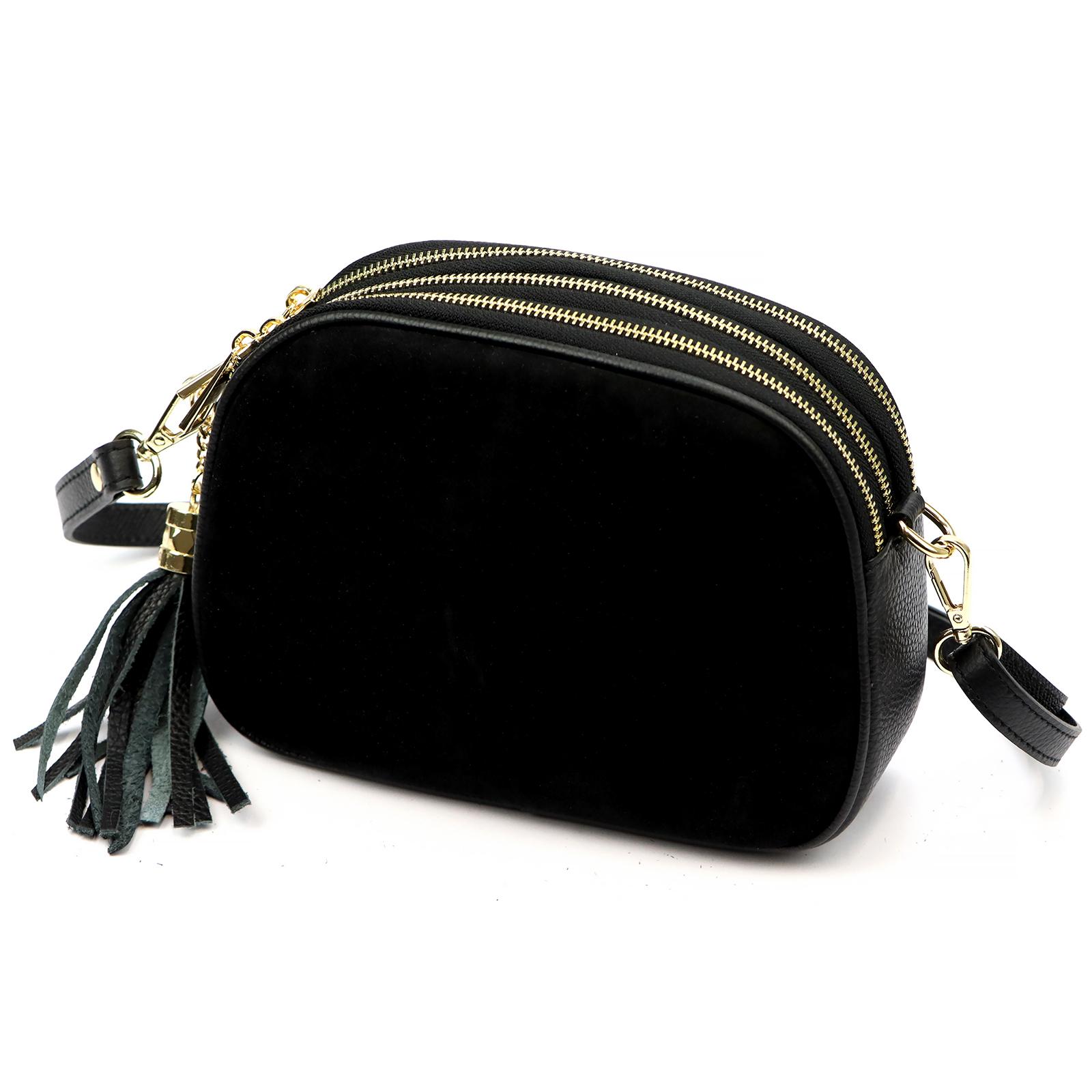 Černá Kožená kabelka Luka 530-62