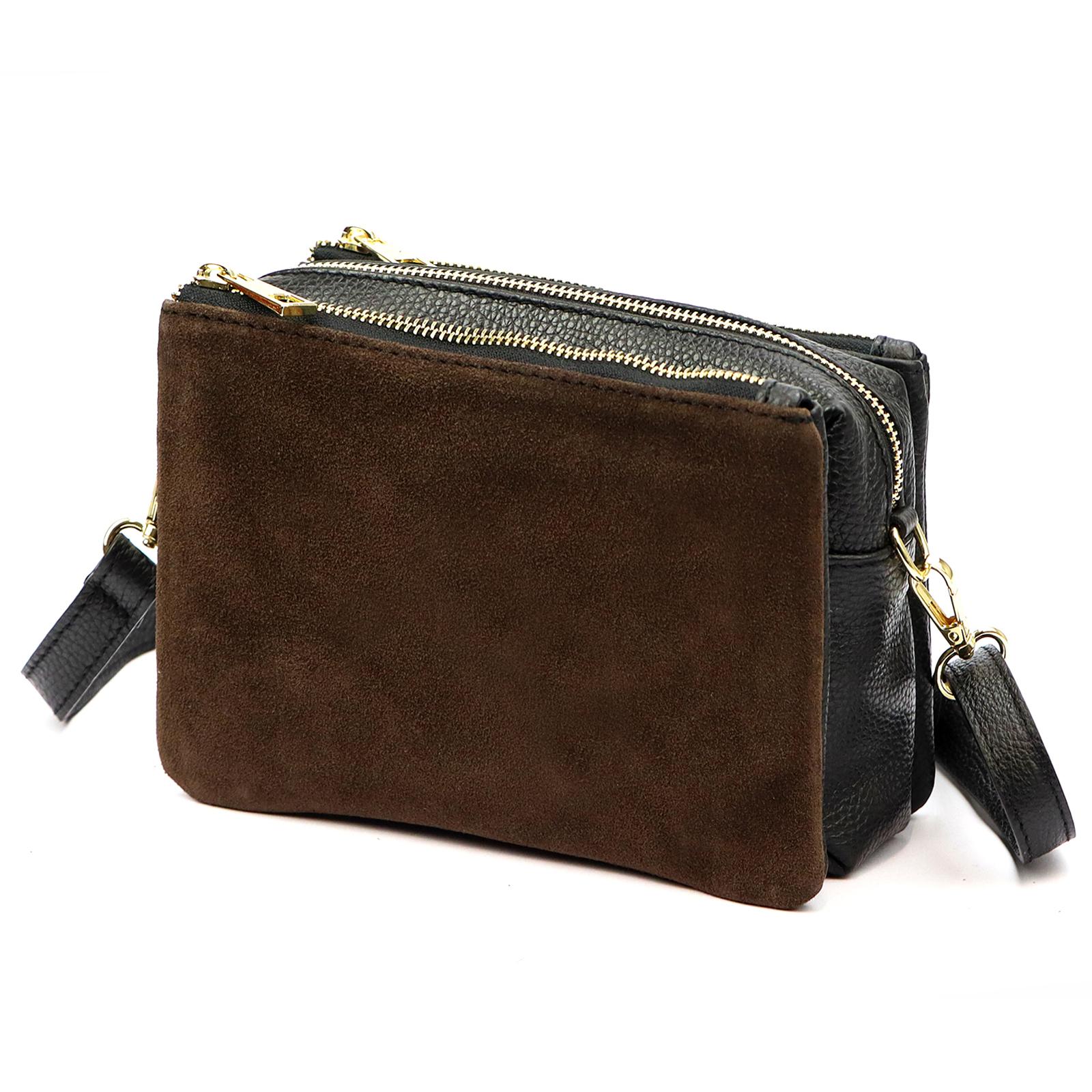 Černá Kožená kabelka Luka 420-62