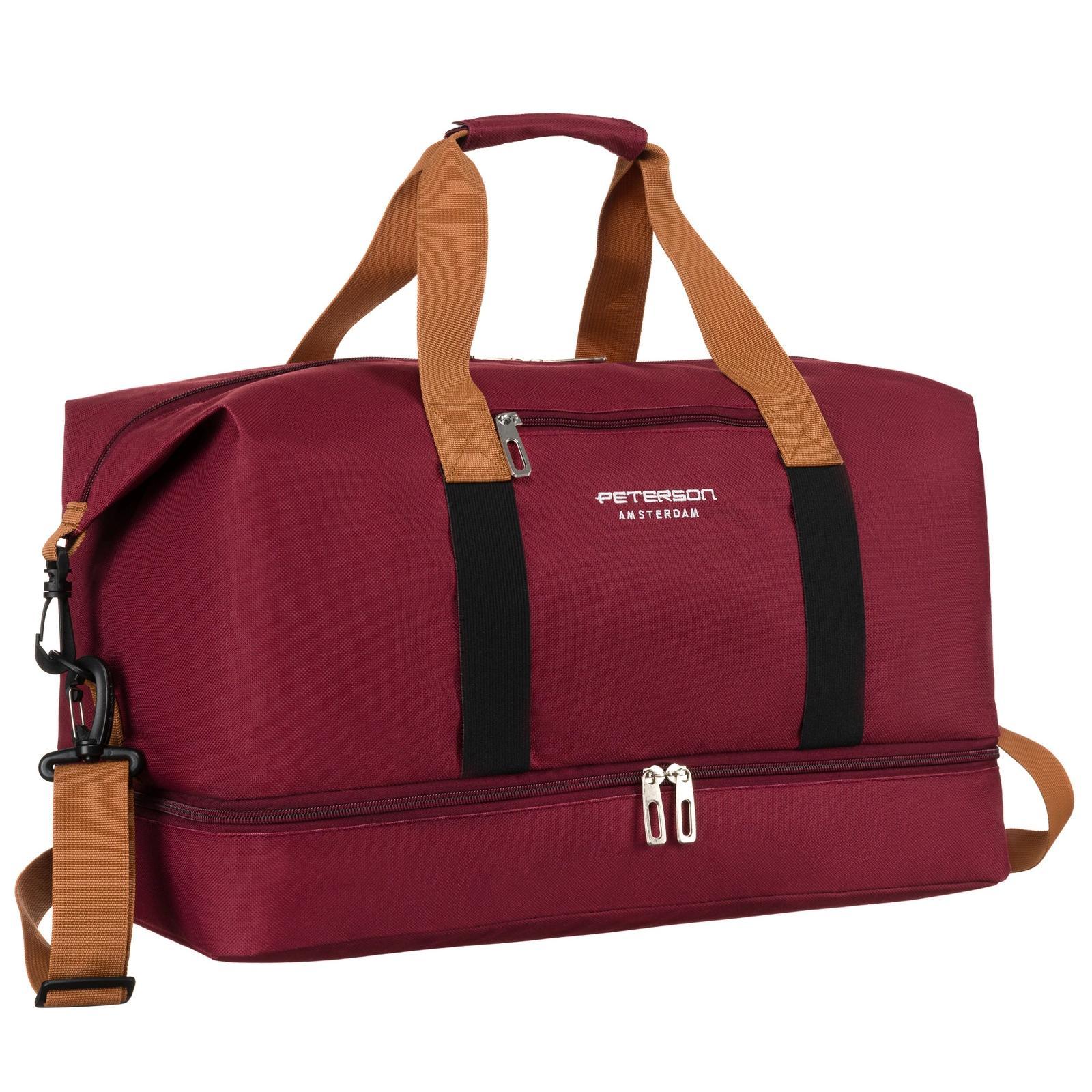Červená Cestovní taška Peterson 54132 NTP