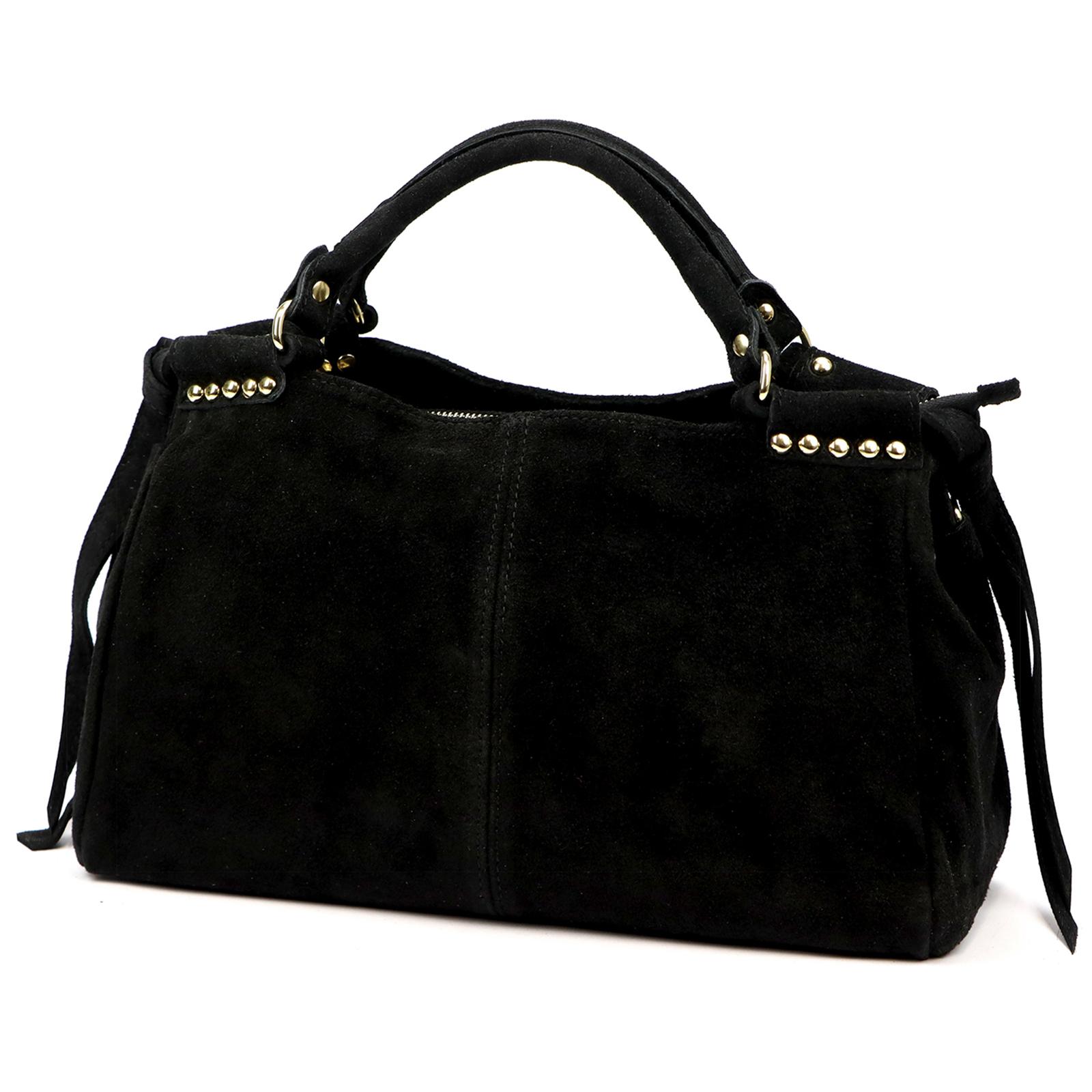 Černá Kožená kabelka Luka 730-62