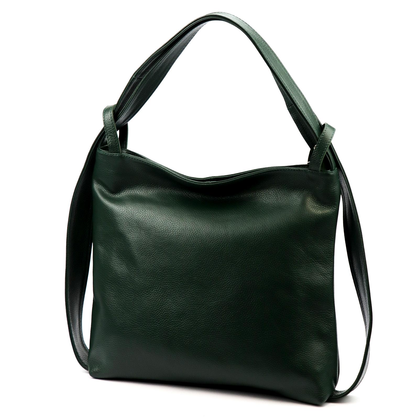 Zelená Kožená kabelka Luka ORALLOD 910-62