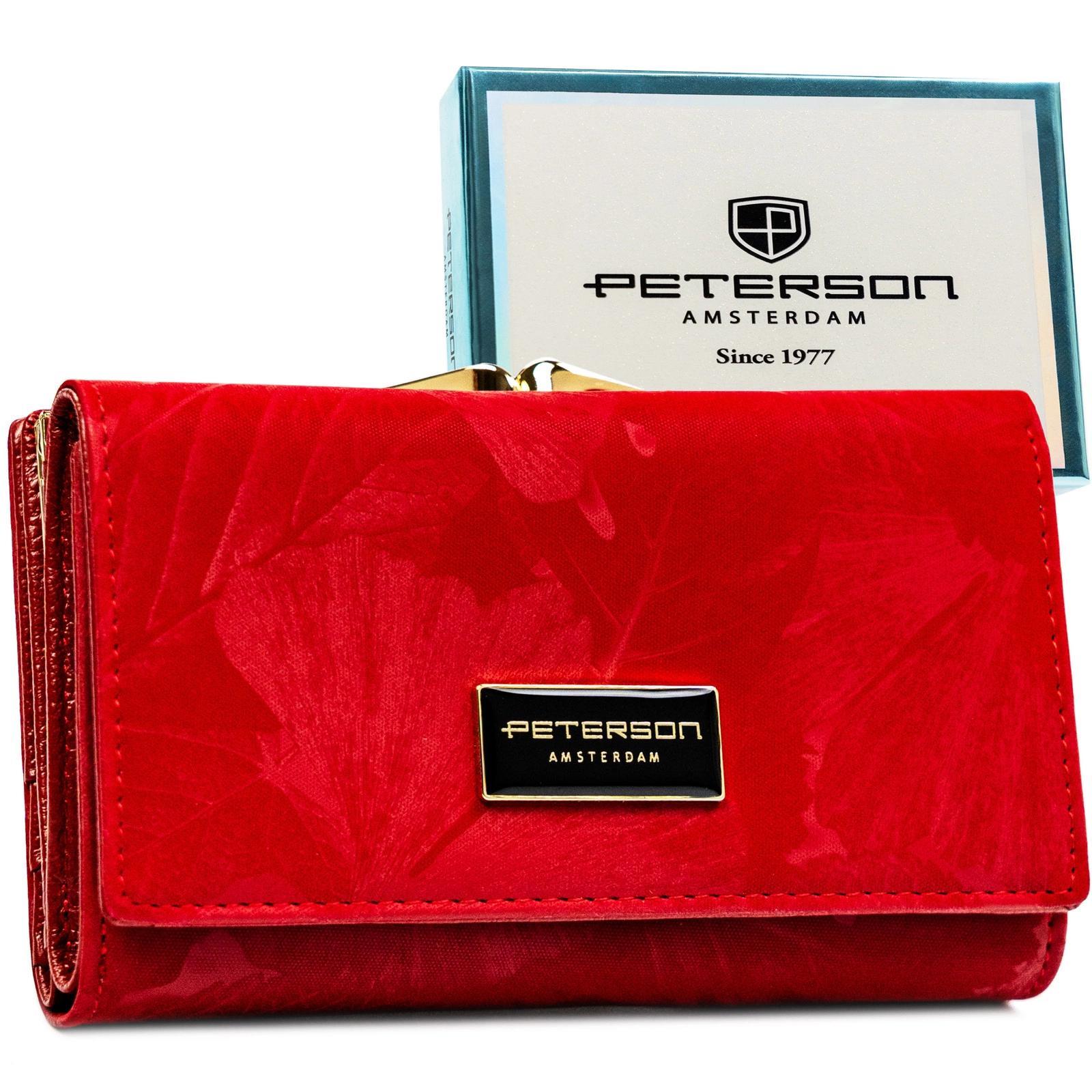 Červená Peněženka Peterson FLM-801SP NTP