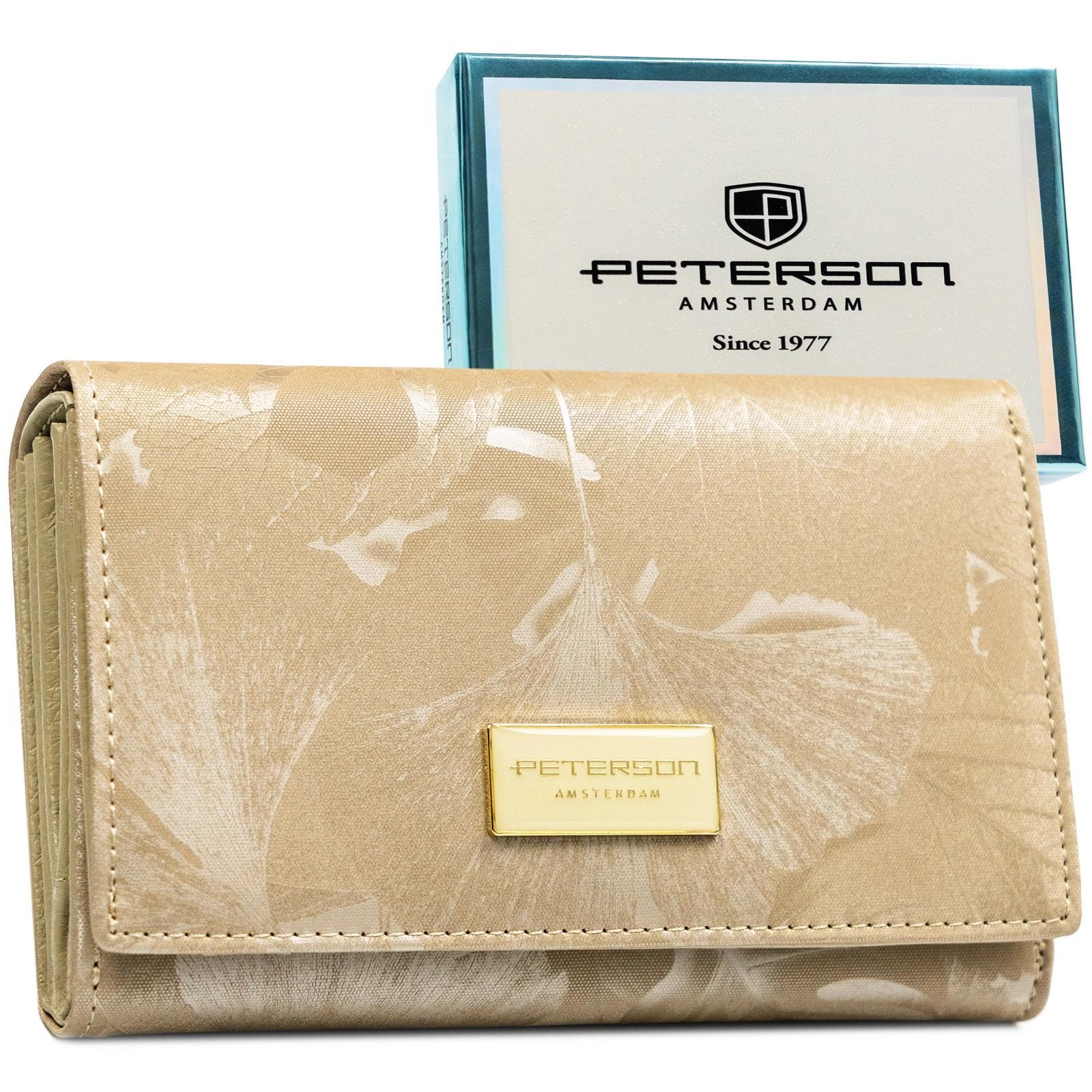 Béžová Peněženka Peterson FLM-211SP NTP