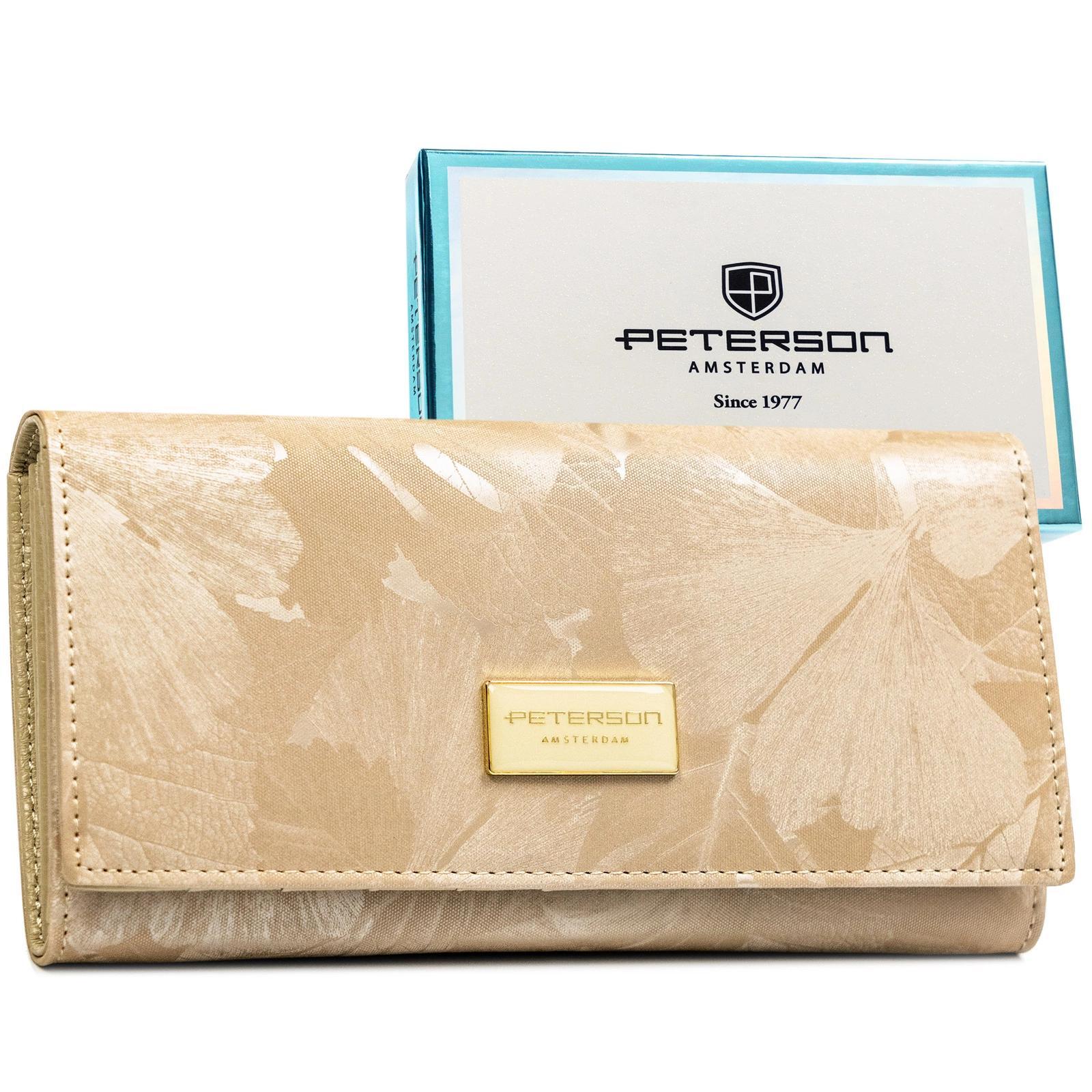 Béžová Peněženka Peterson FLM-221SP NTP
