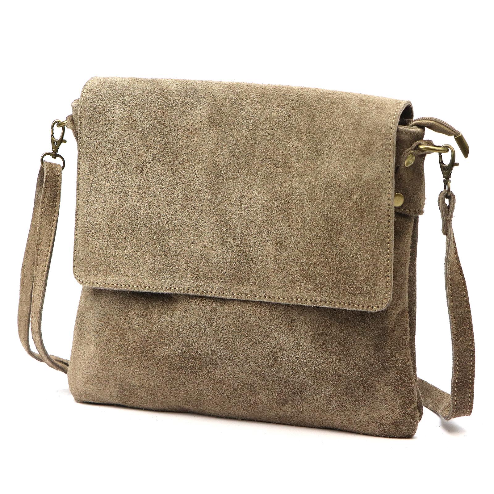 Hnědá Kožená kabelka Luka D 090-42