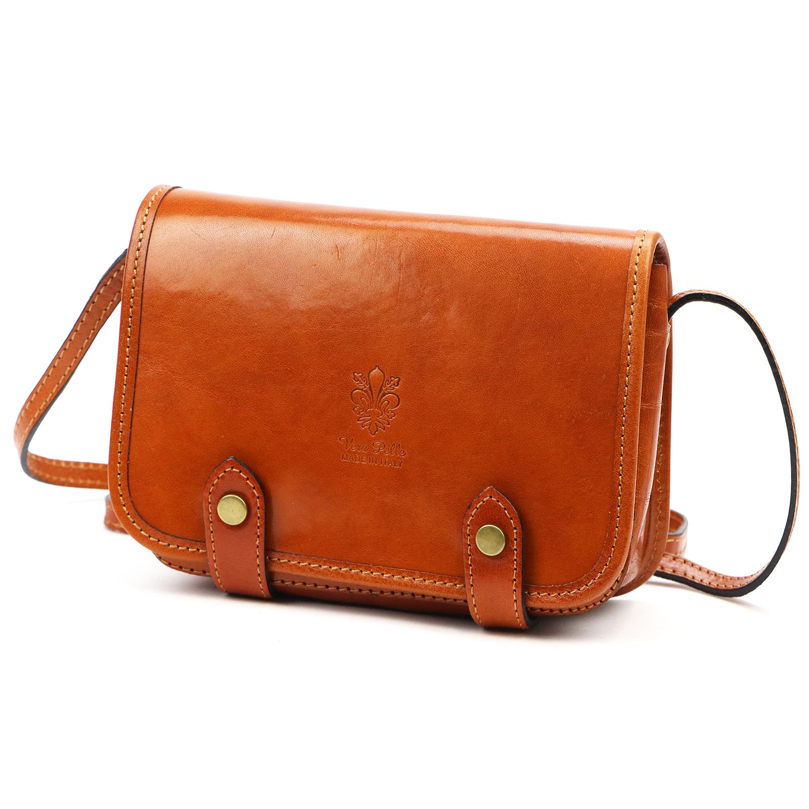 Hnědá Kožená kabelka Florence 85