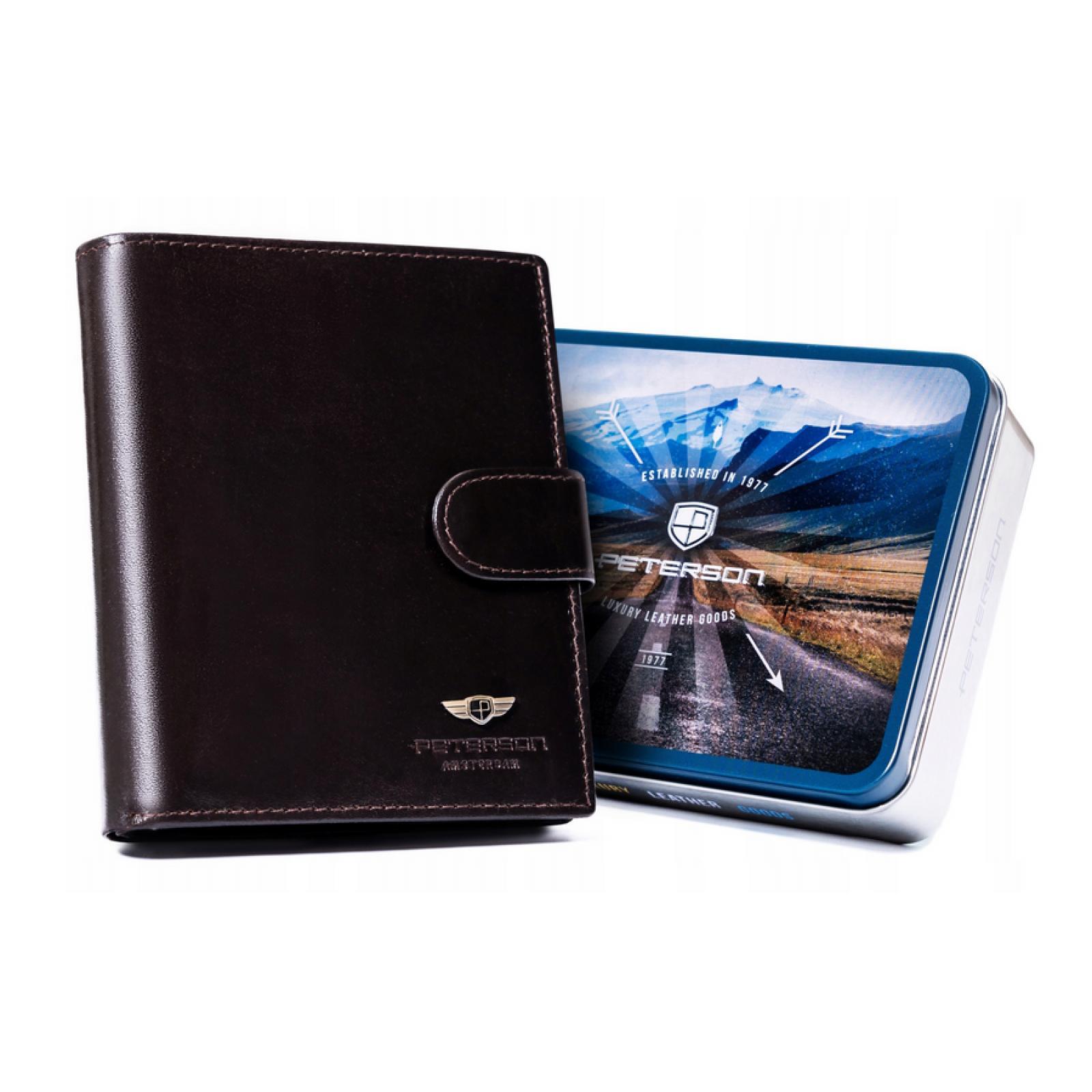 Hnědá Peněženka Peterson TV-L70322 NTP