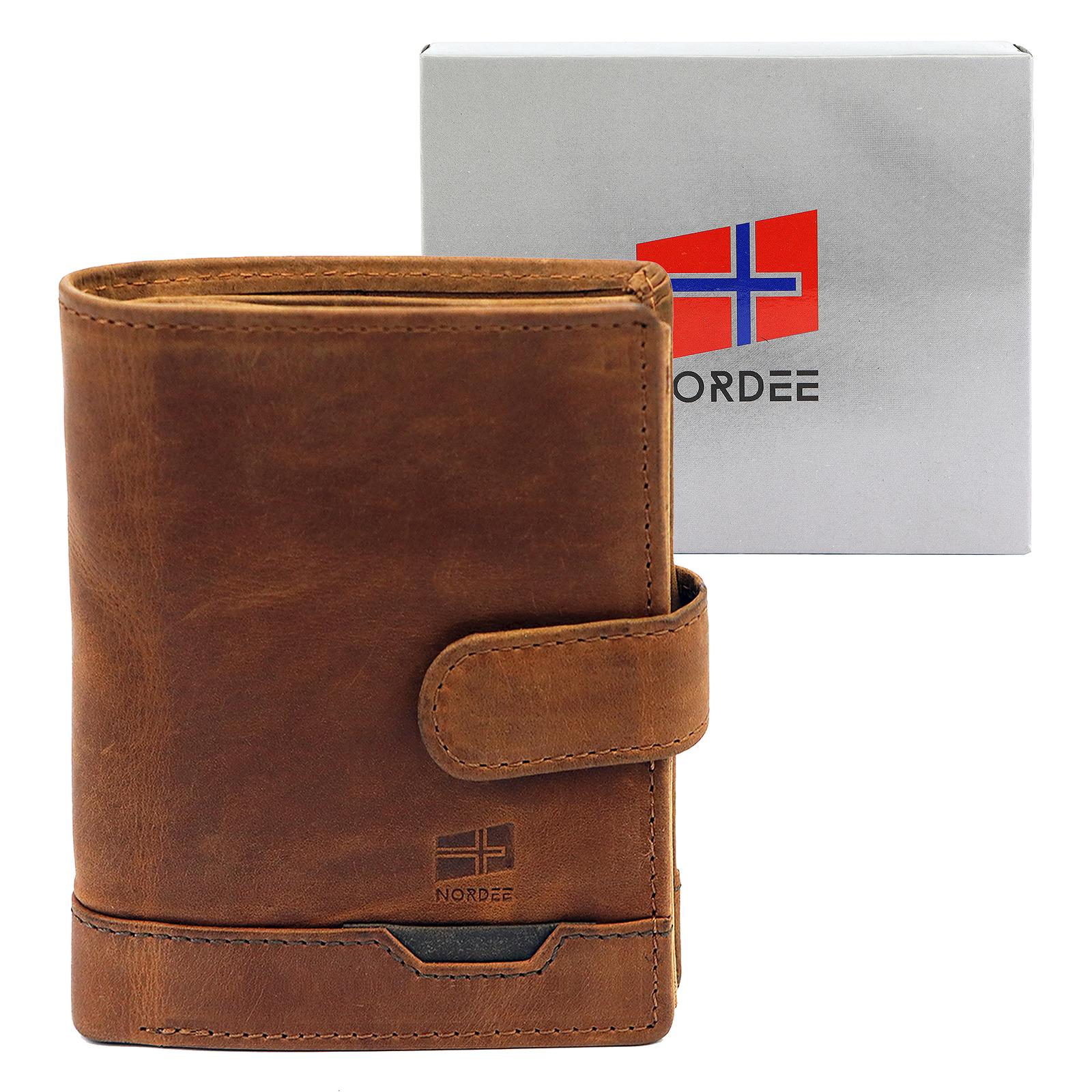 Hnědá Peněženka Nordee L4N TROJH