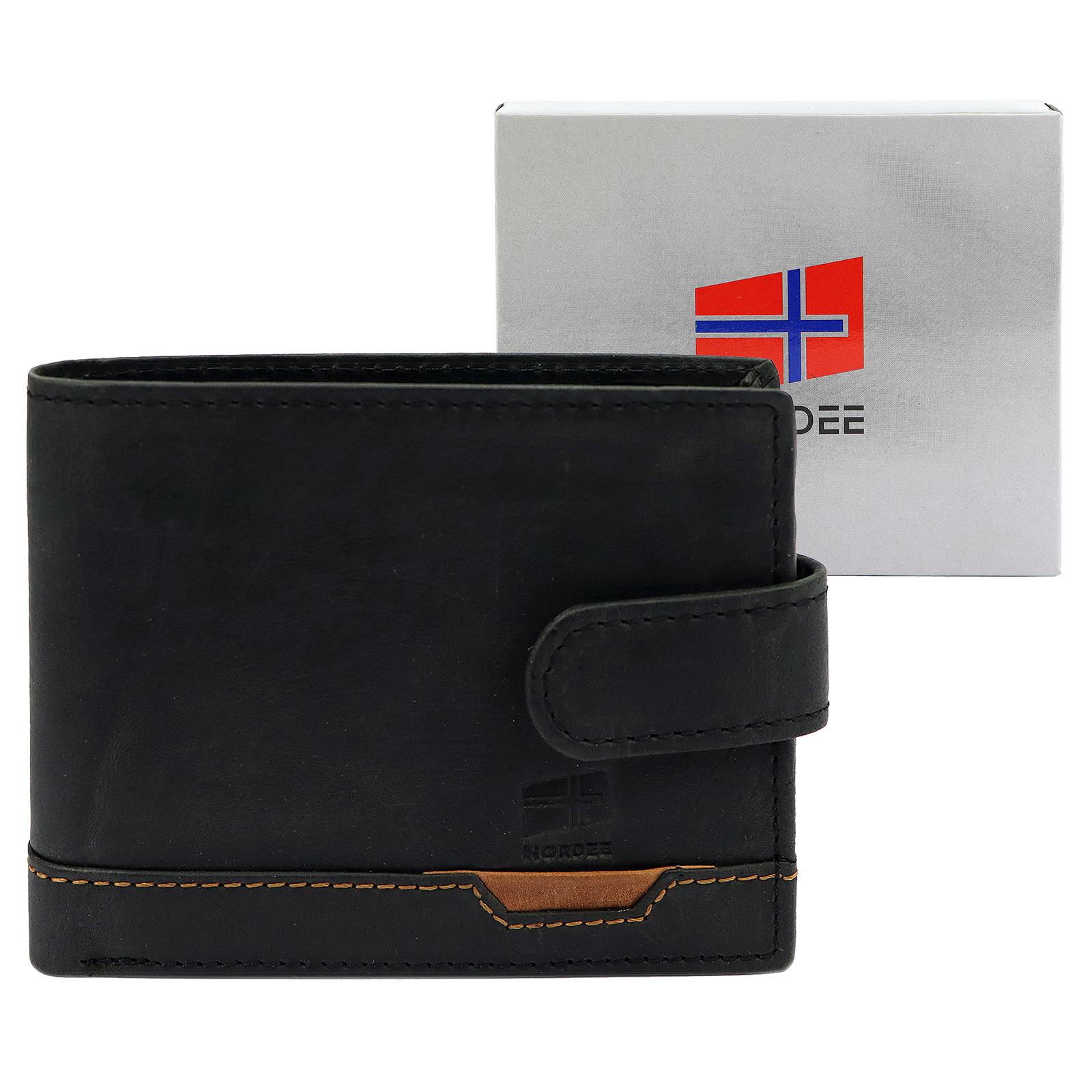 Černá Peněženka Nordee L530 TROJH