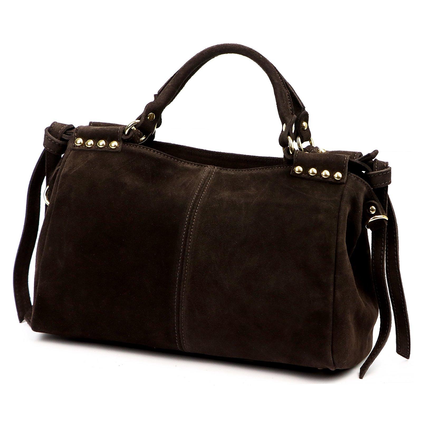 Hnědá Kožená kabelka Camilla 800.01 MUIMERP