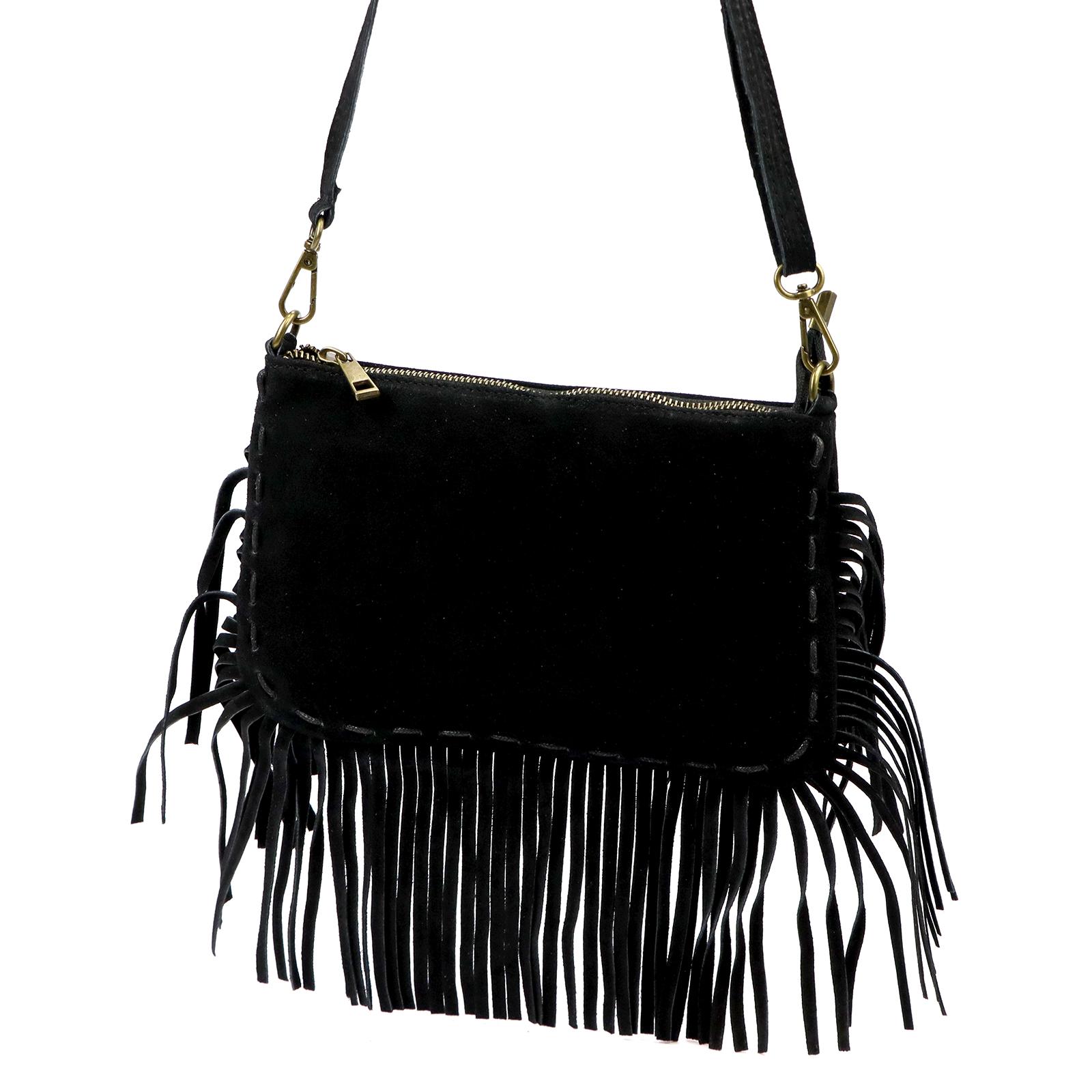 Černá Kožená kabelka Luka 580-52