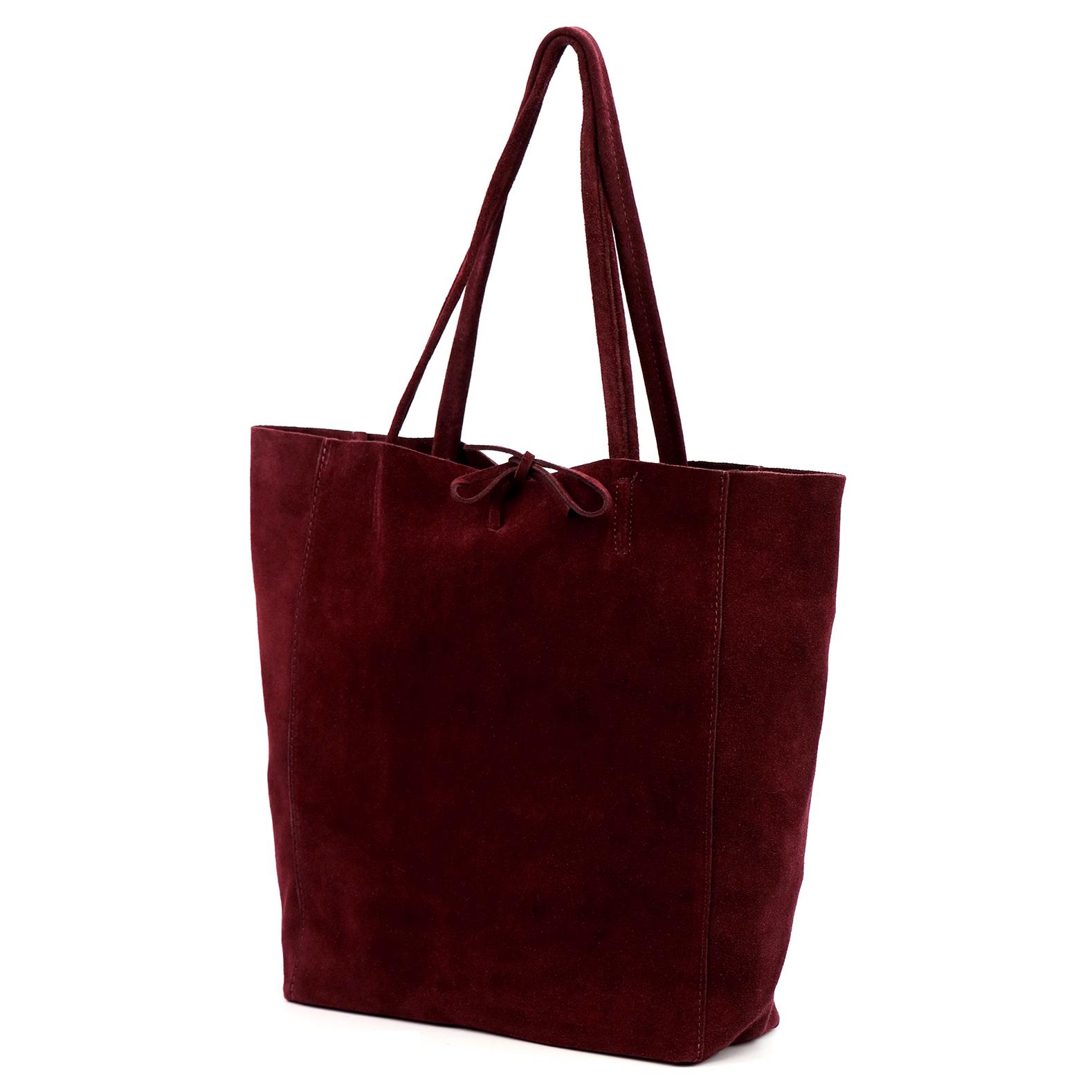 Červená Kožená kabelka Patrizia 50-310-914