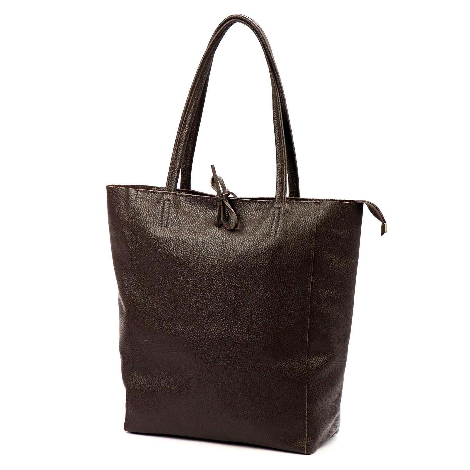 Hnědá Kožená kabelka Patrizia Z 200-72