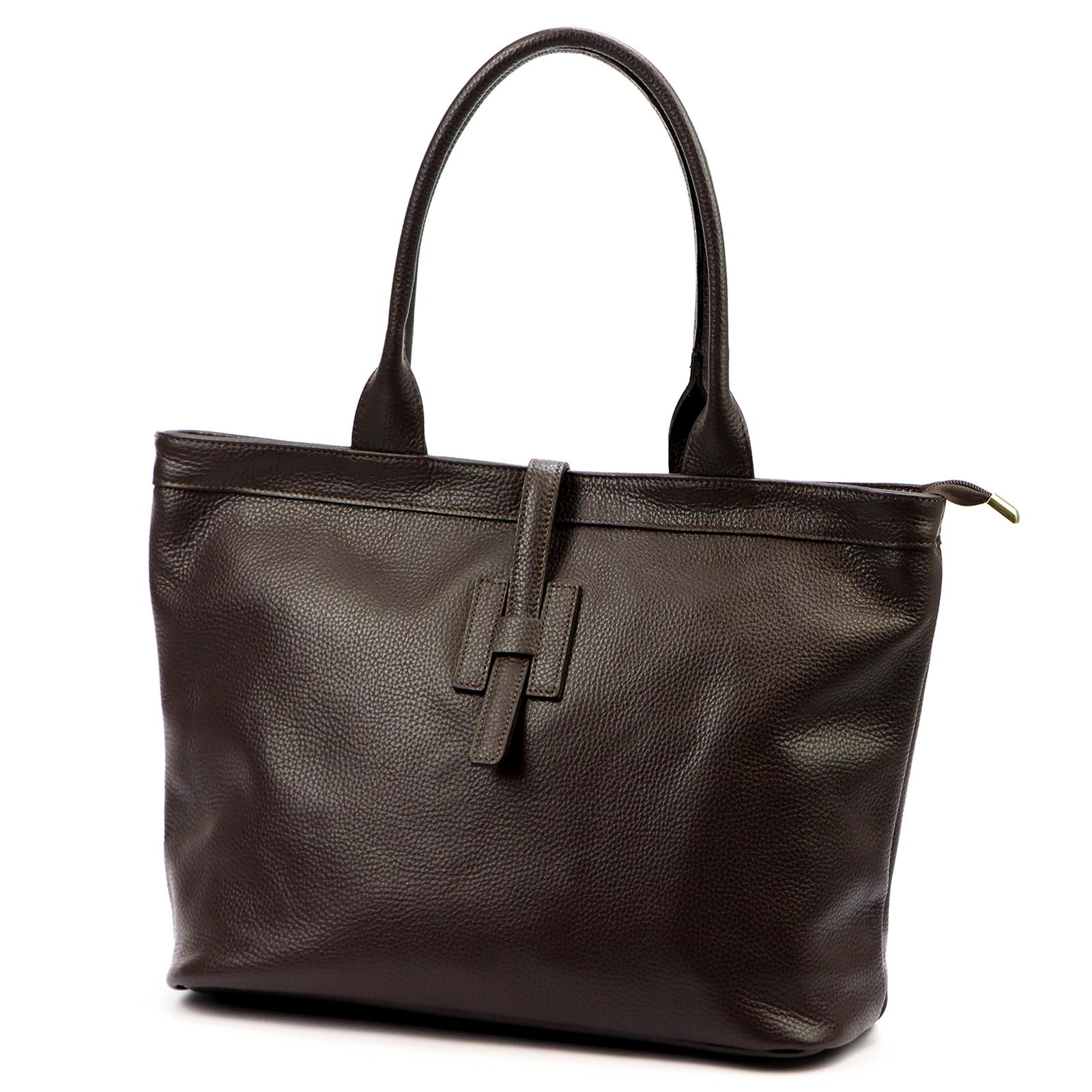 Hnědá Kožená kabelka Luka ORALLOD 700-52