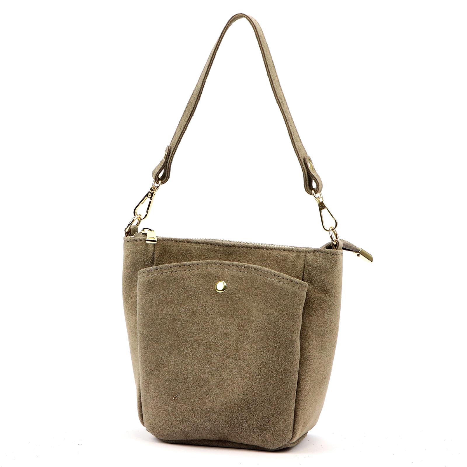 Béžová Kožená kabelka Luka 810-62