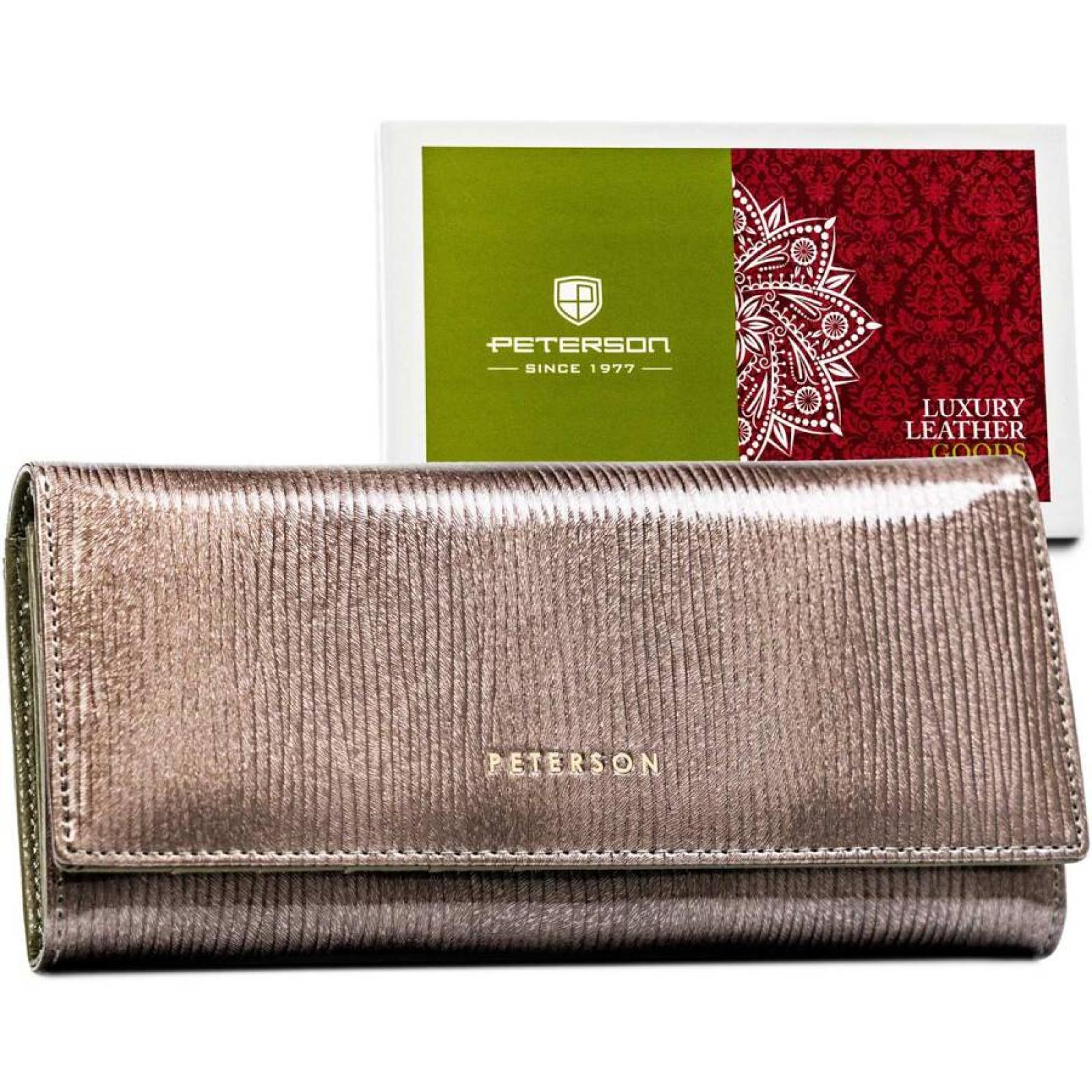 Šedá Peněženka Peterson RP-10427 NTP