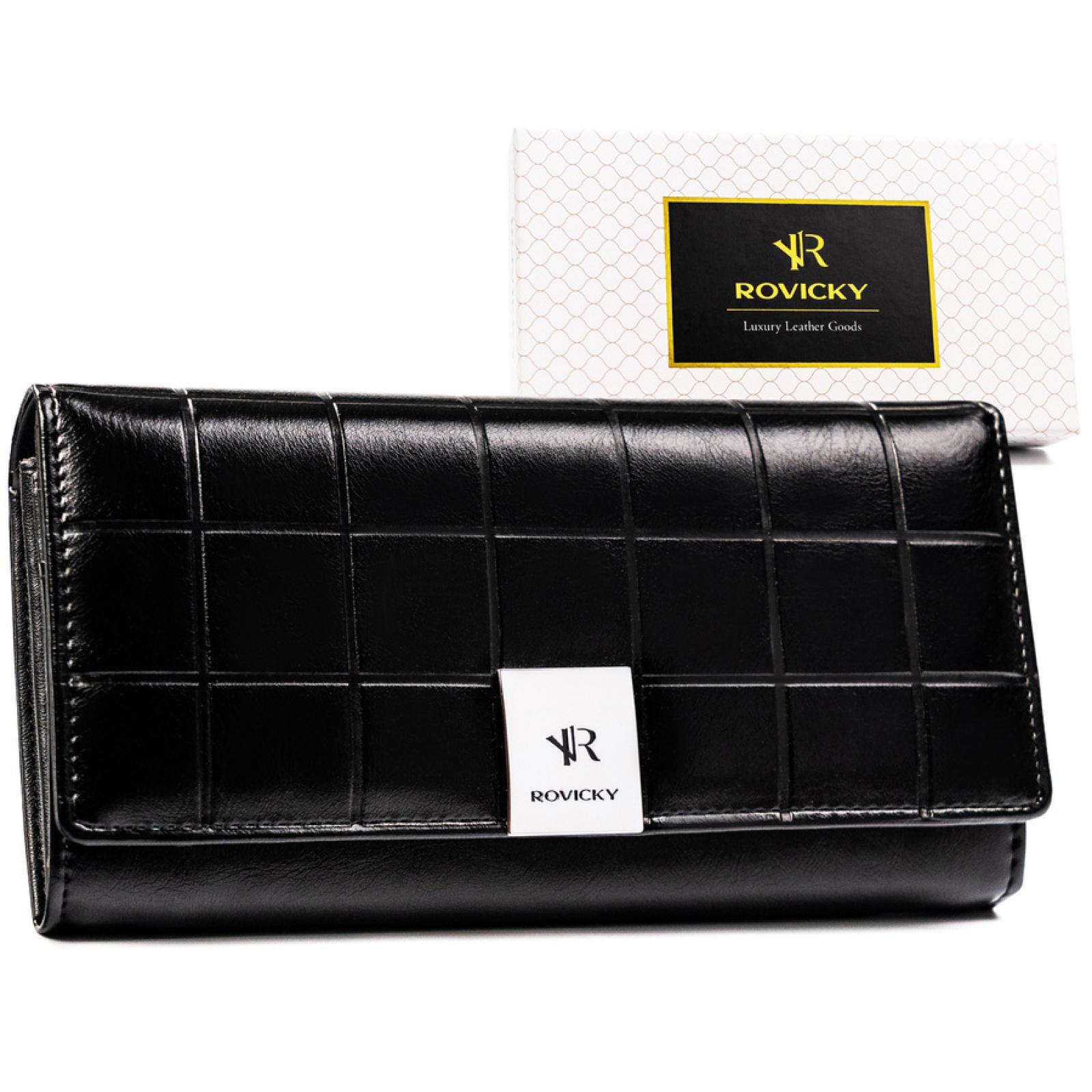 Černá Peněženka Rovicky 3-A42-XPR