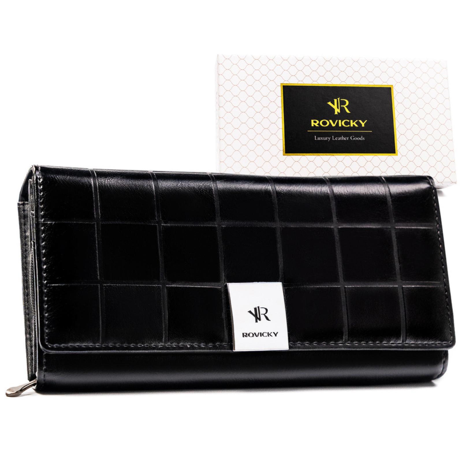 Černá Peněženka Rovicky 3-A02-XPR