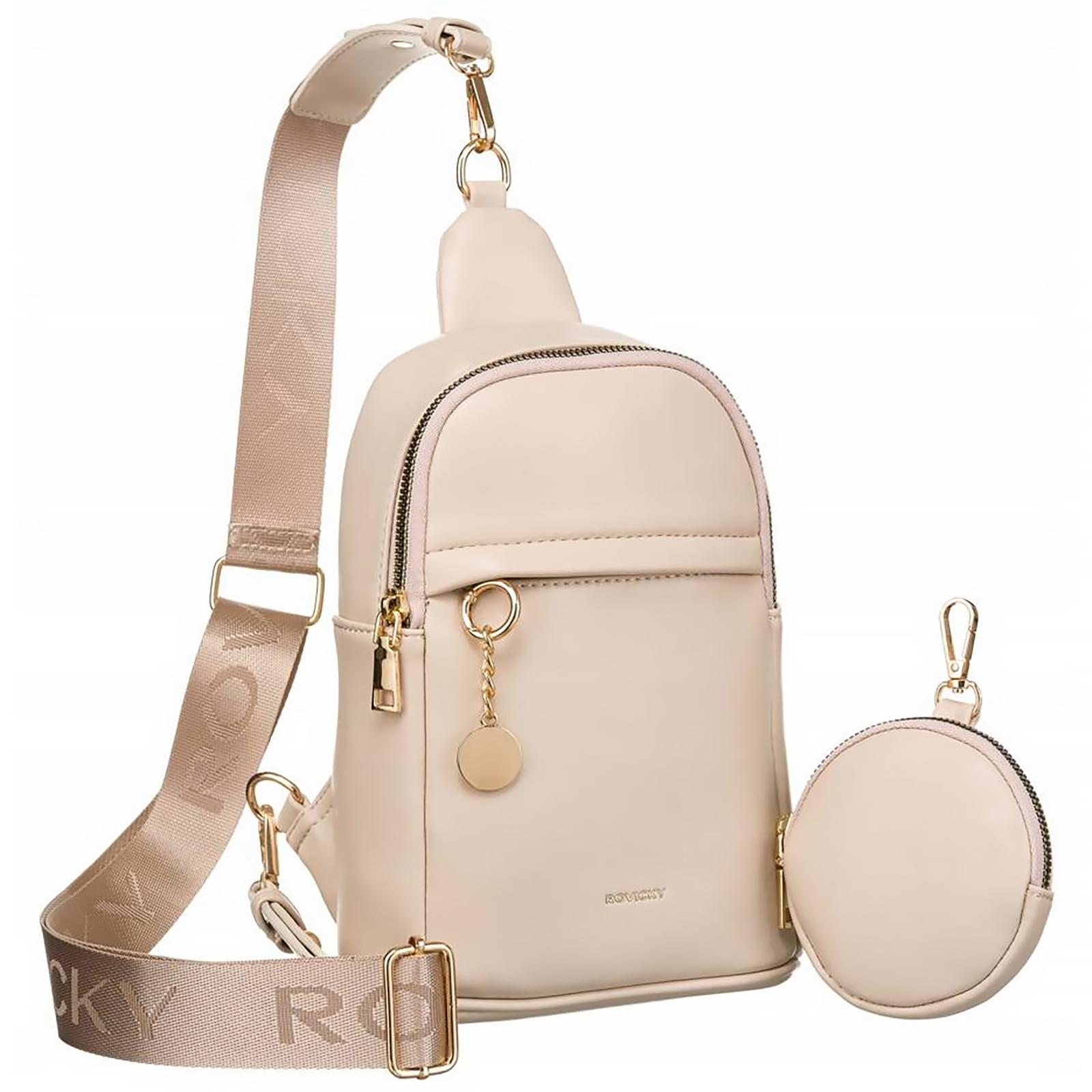 Béžová Kabelka Rovicky 8-ELA-REN-R