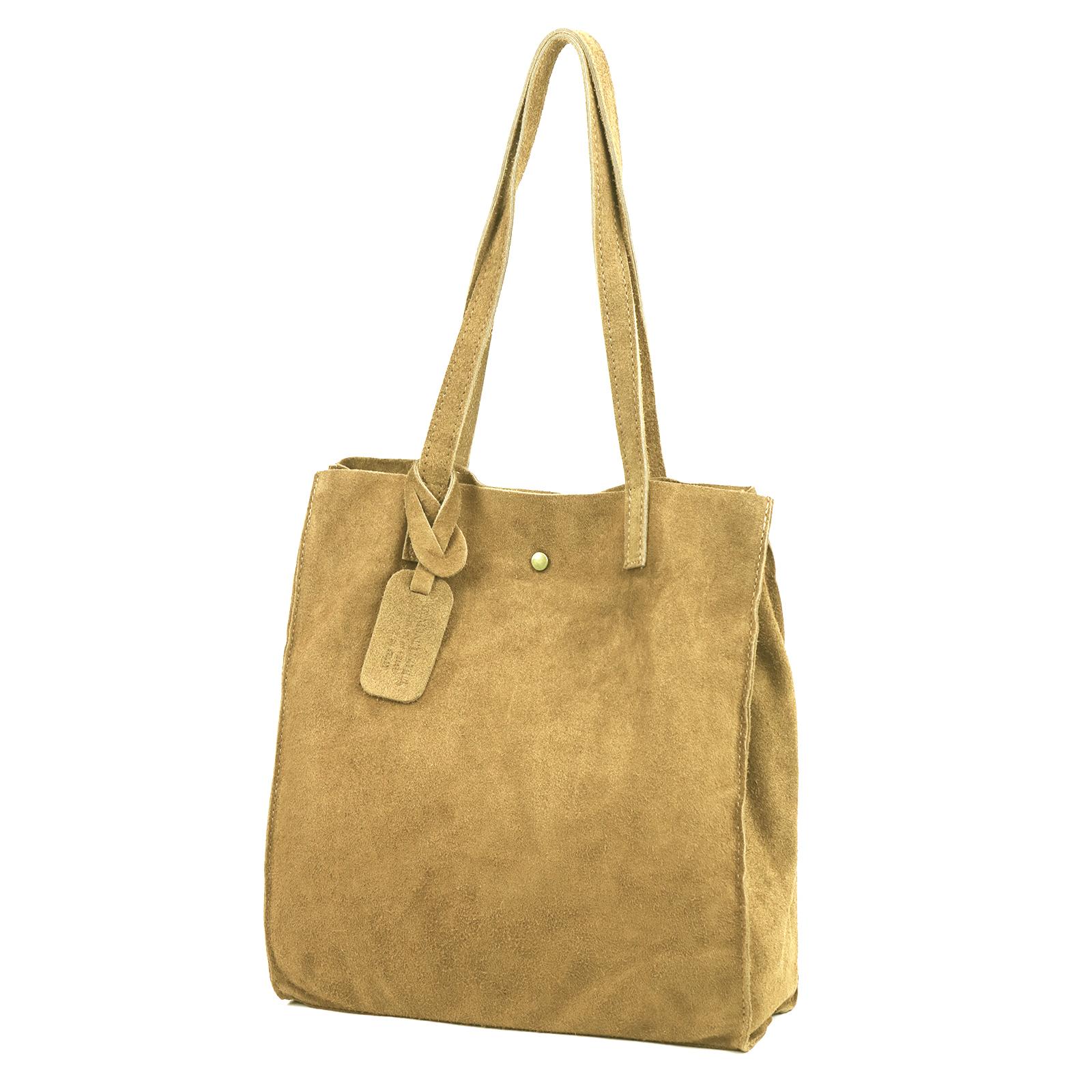 Béžová Kožená kabelka Luka 140-52