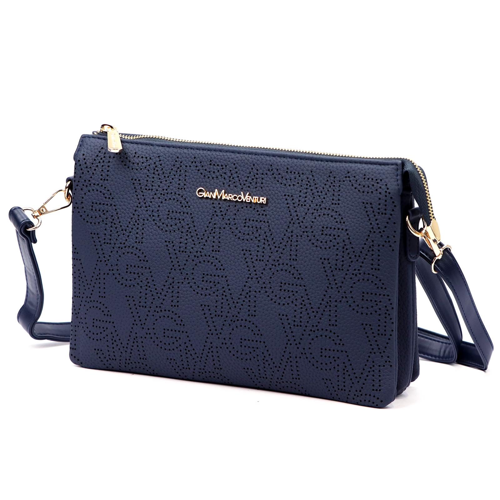 Modrá Kabelka Gian Marco Venturi 6909 VMG