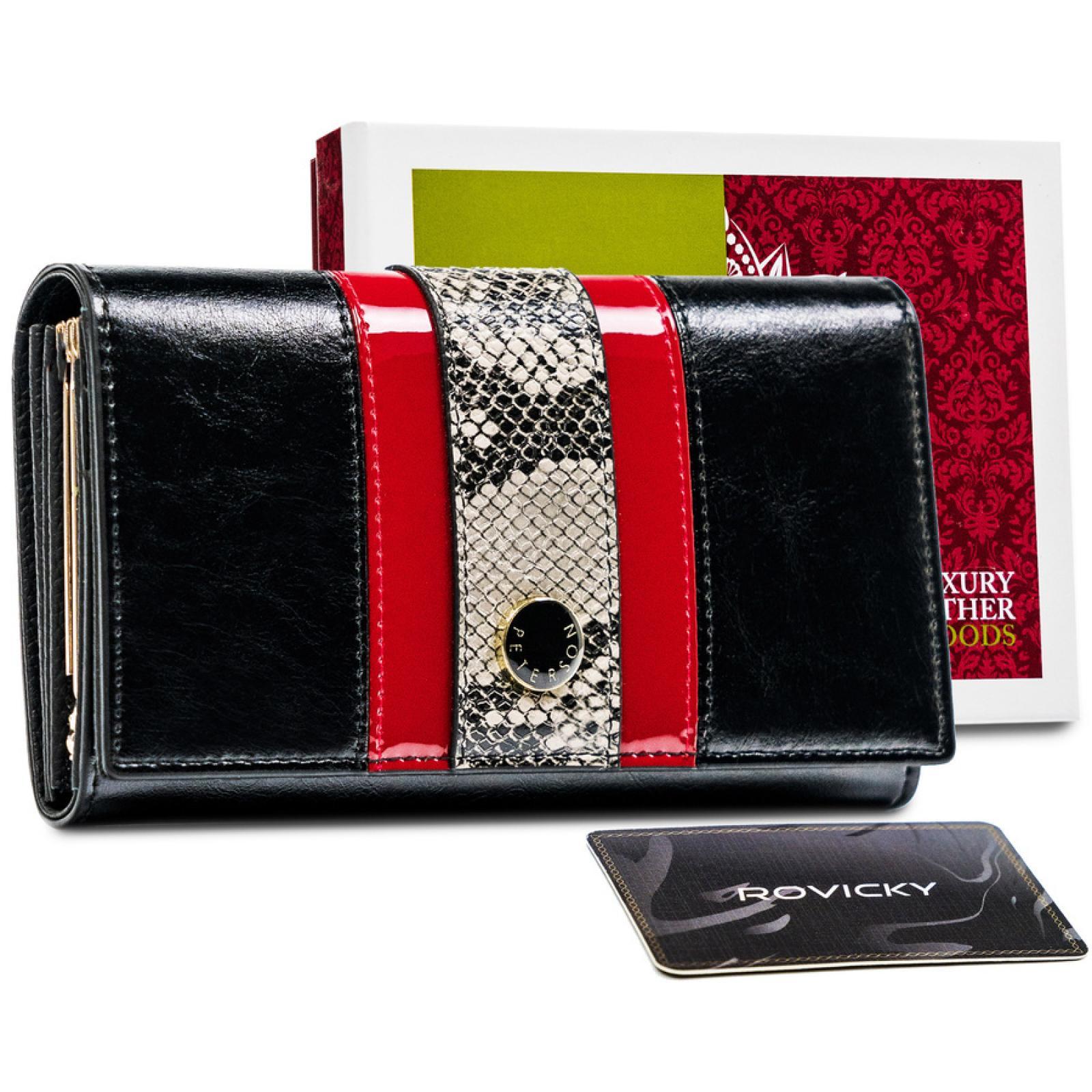 Černá Peněženka Peterson EKANS 664-TS NTP