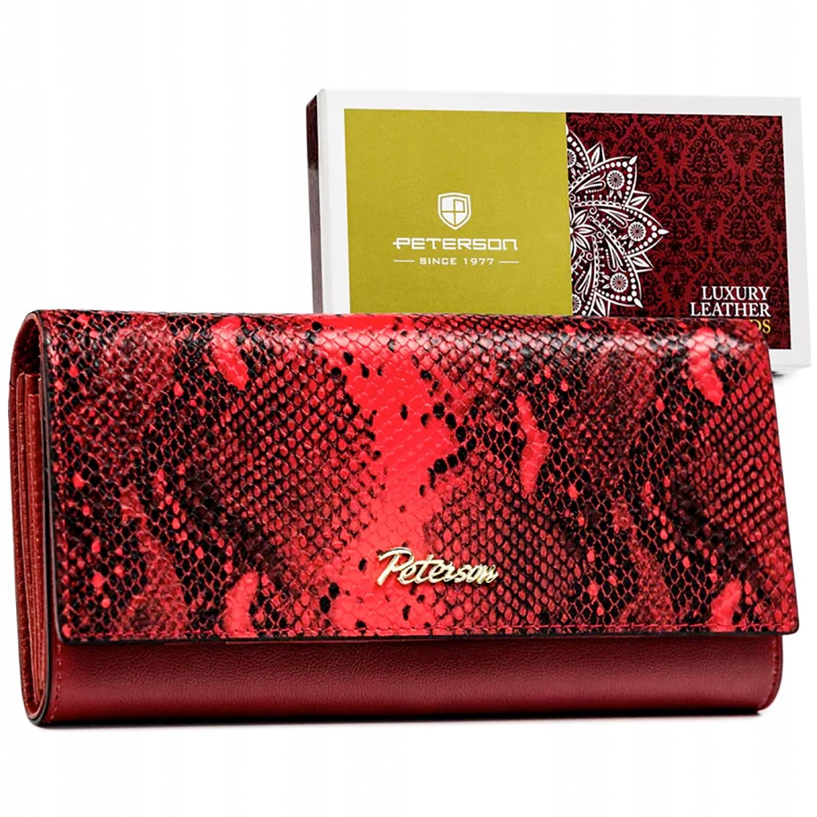 Červená Peněženka Peterson 764-MS NTP