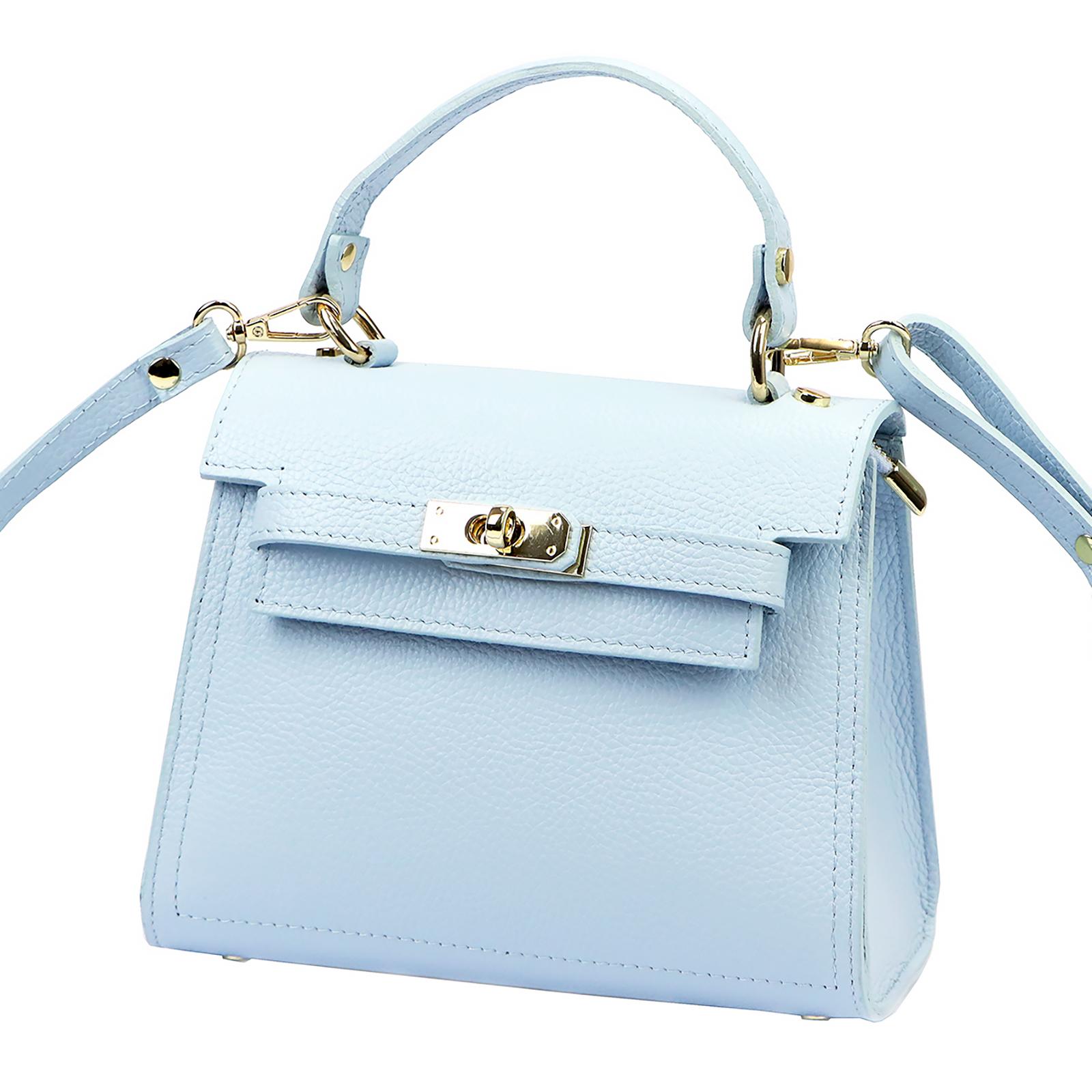 Modrá Kožená kabelka Luka ORALLOD NM 71-91