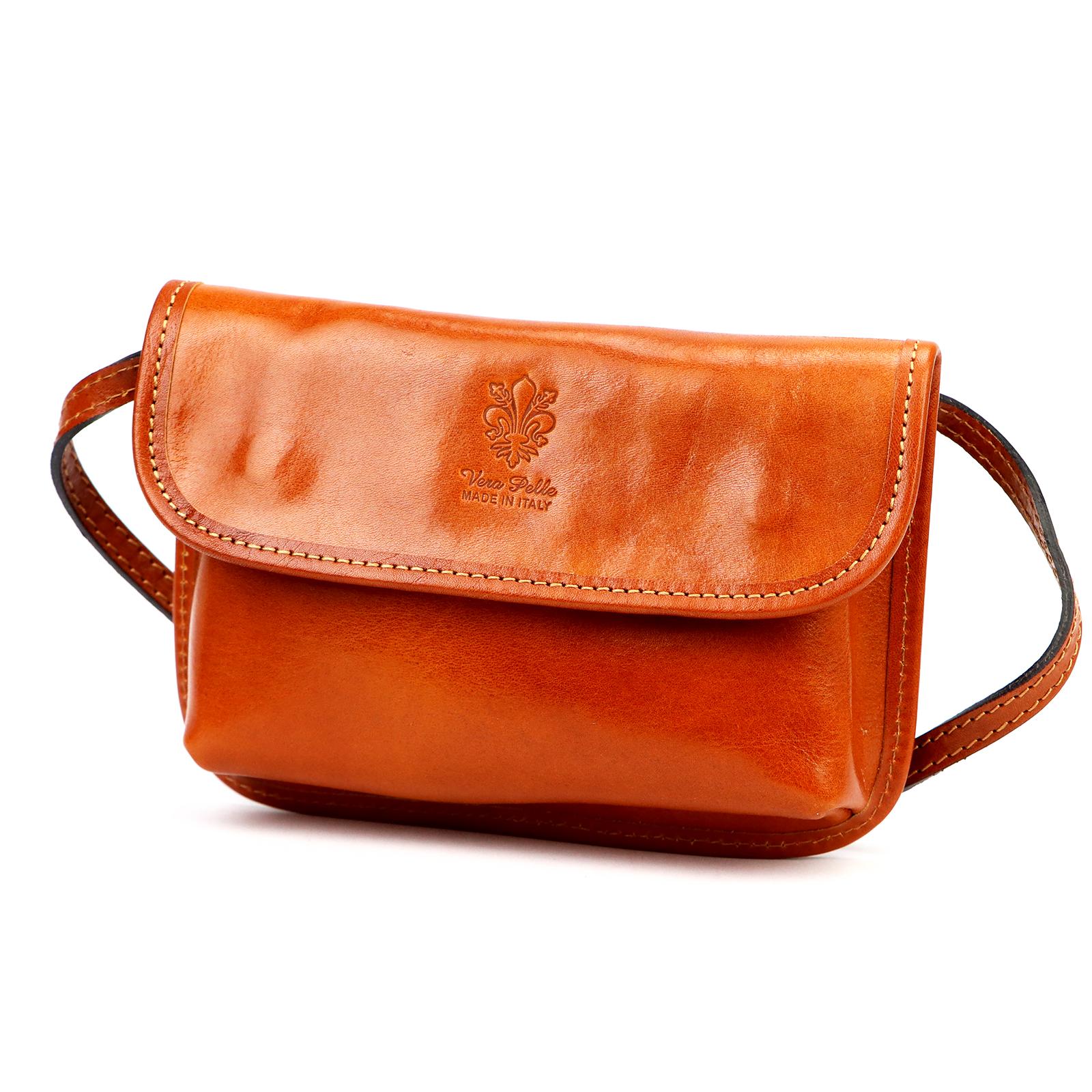 Hnědá Kožená kabelka Florence 17