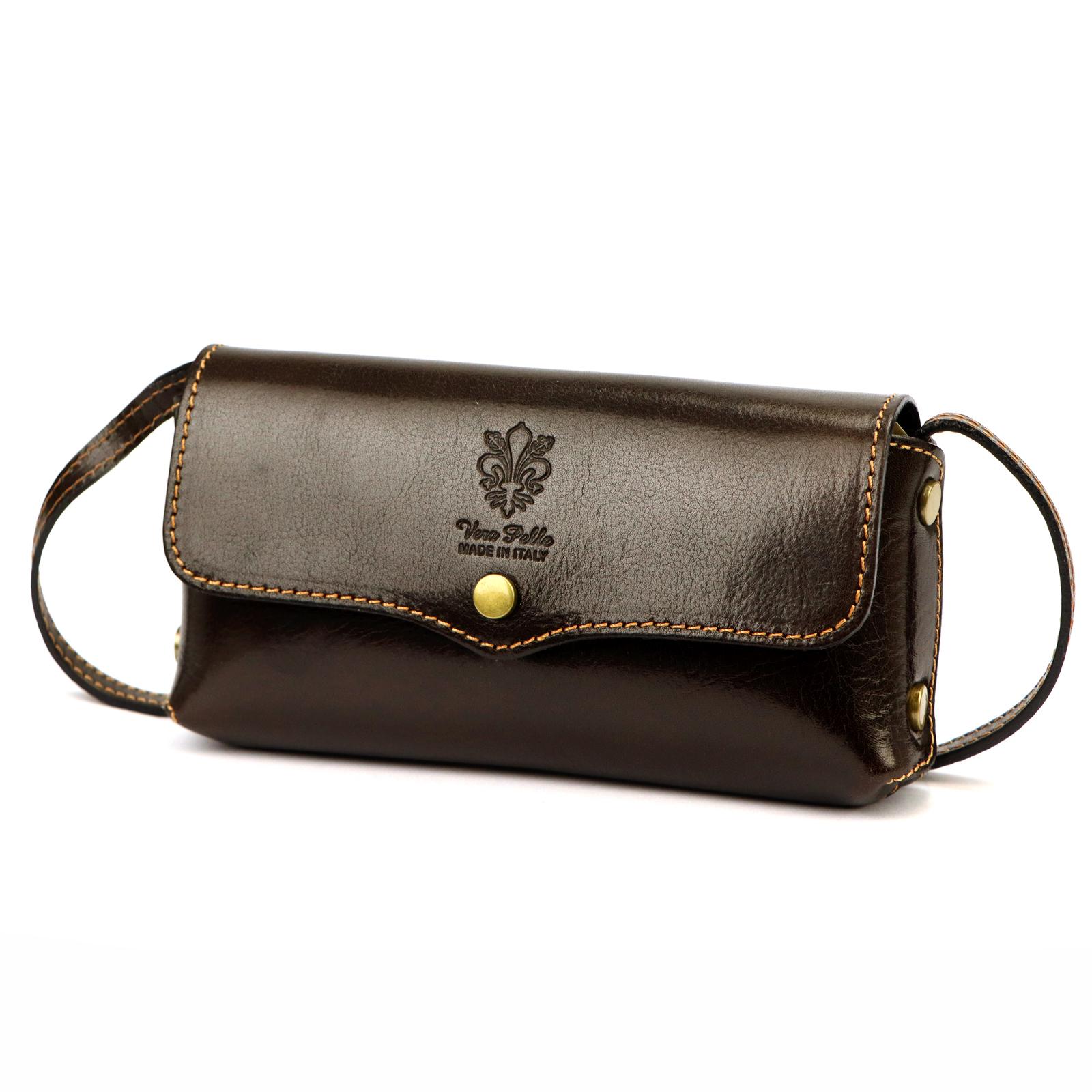 Hnědá Kožená kabelka Florence 27