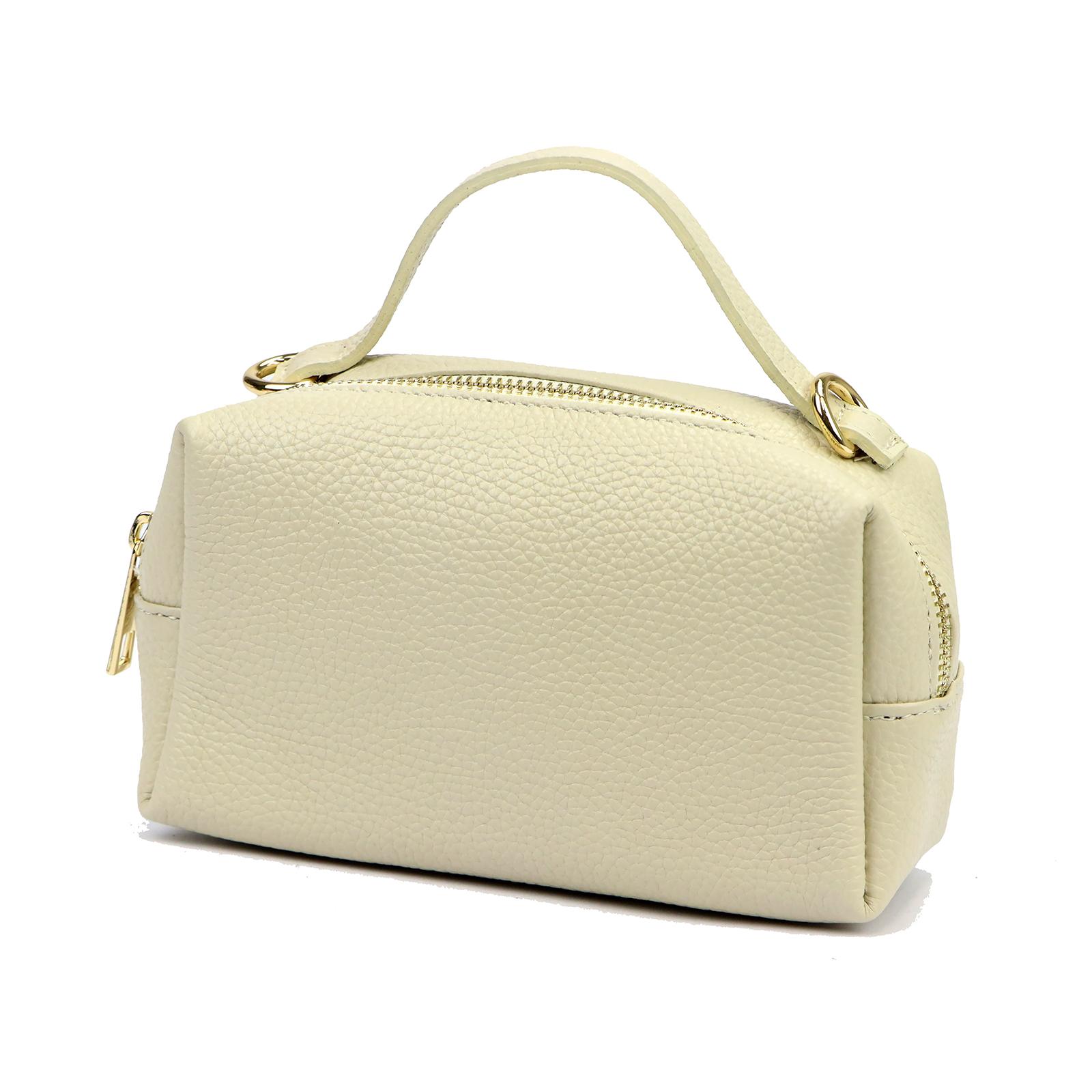 Béžová Kožená kabelka Luka ORALLOD 580-62