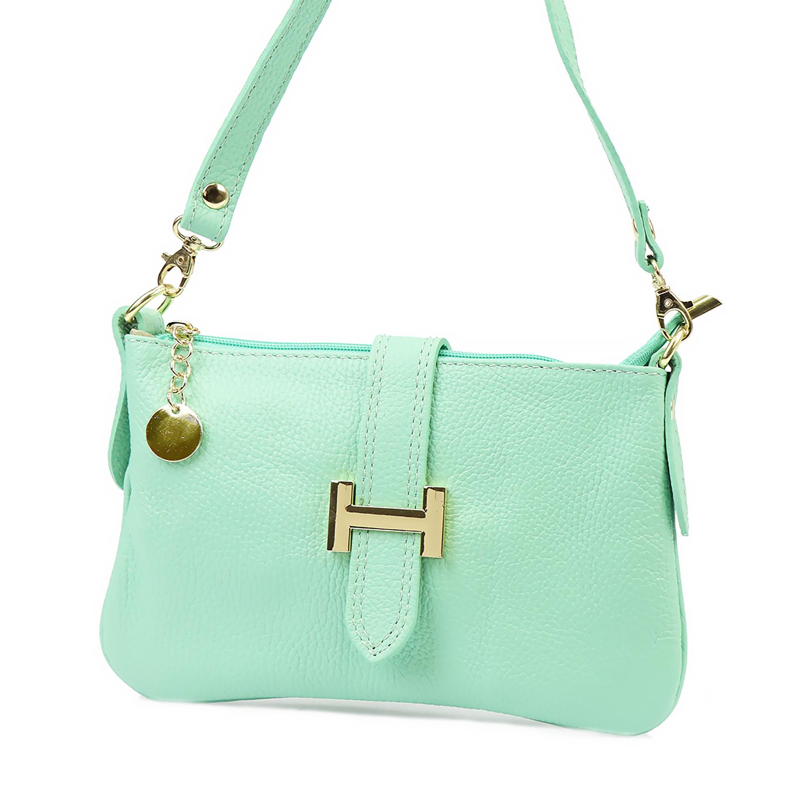 Zelená Kožená kabelka Luka ORALLOD 860-52