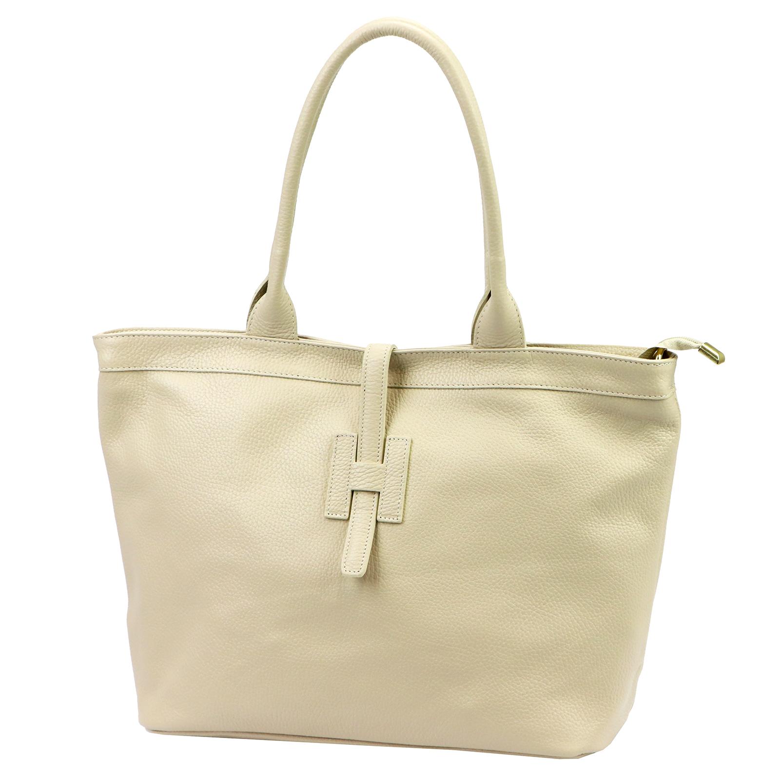 Béžová Kožená kabelka Luka 1w2 ORALLOD 700-52