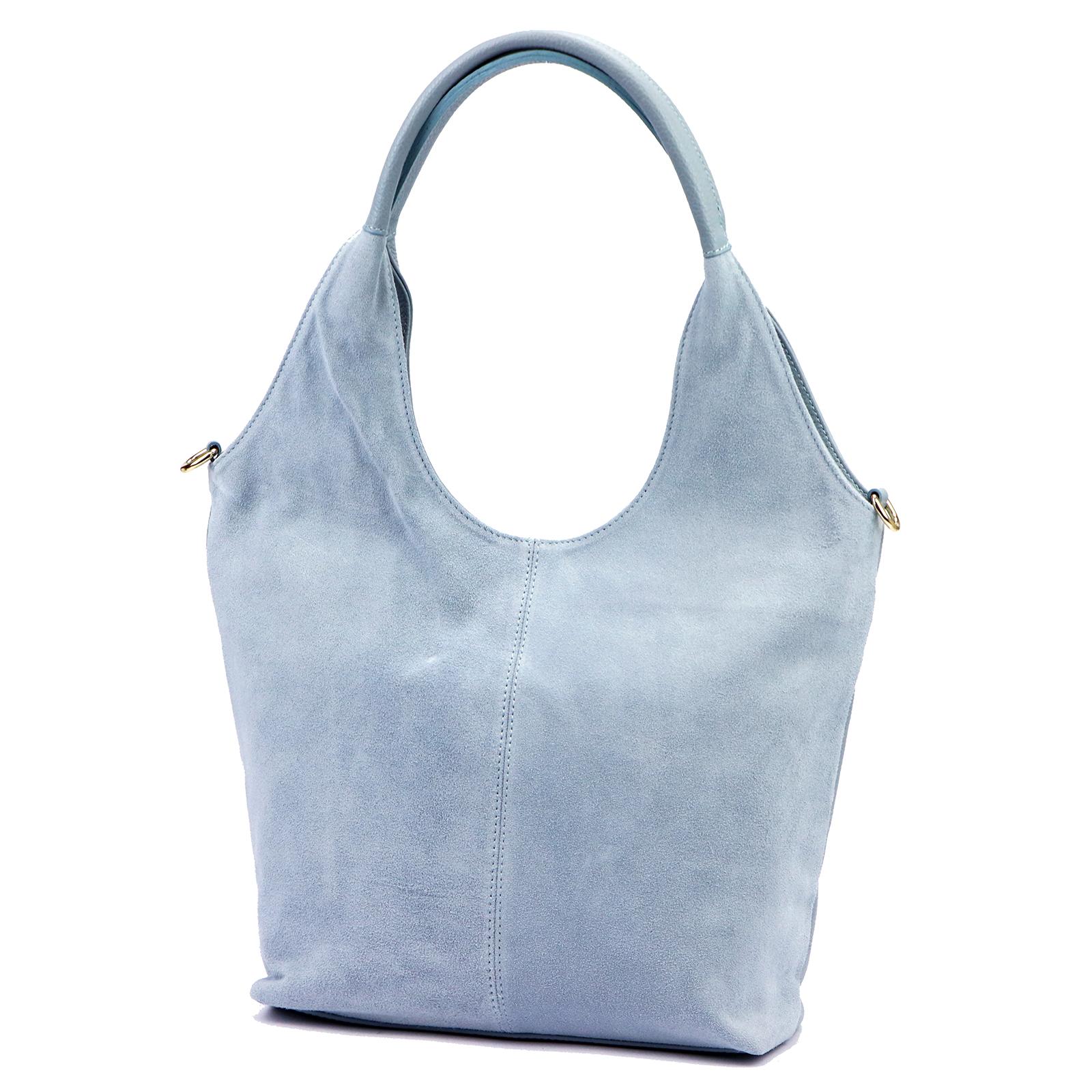 Modrá Kožená kabelka Luka 310-62