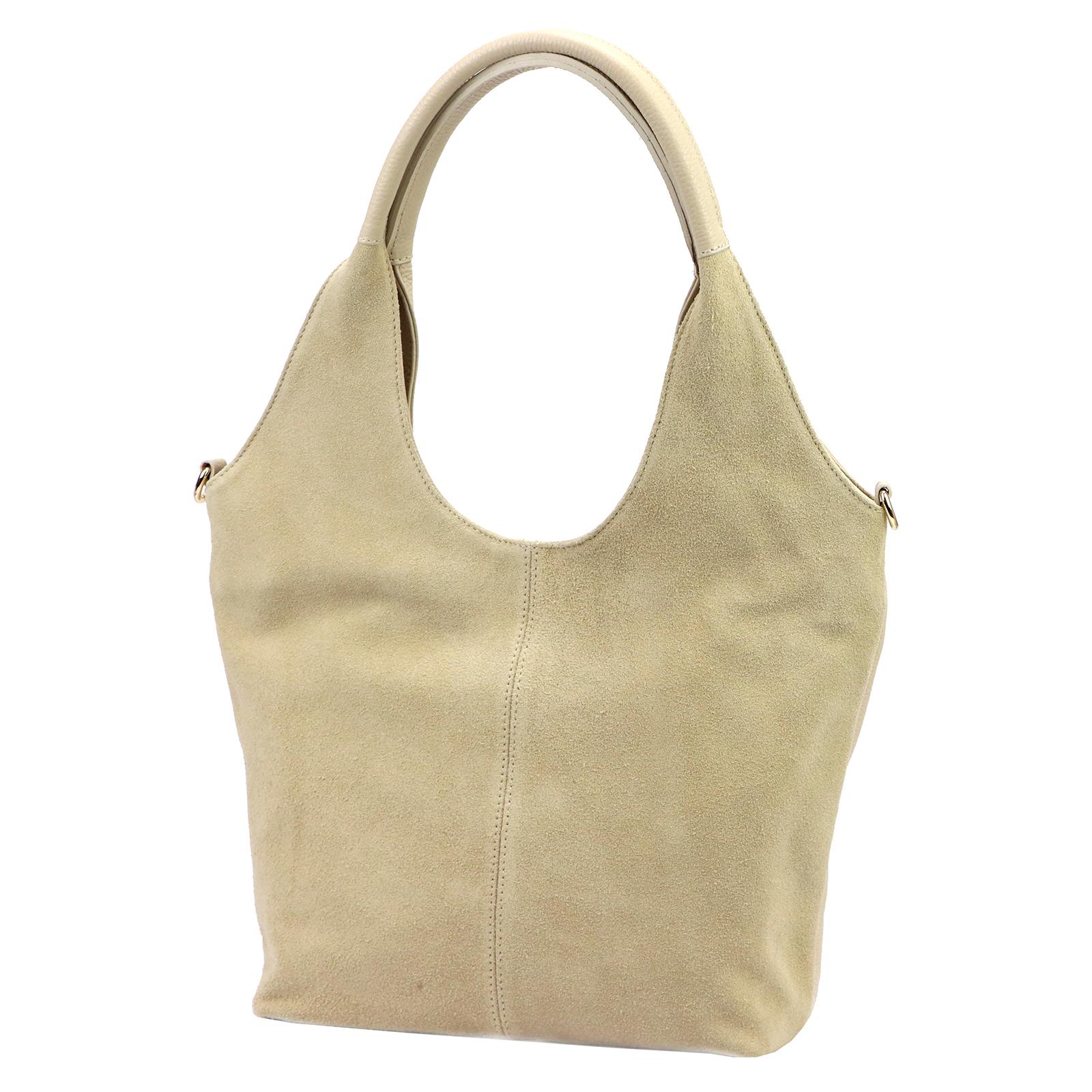 Béžová Kožená kabelka Luka 310-62