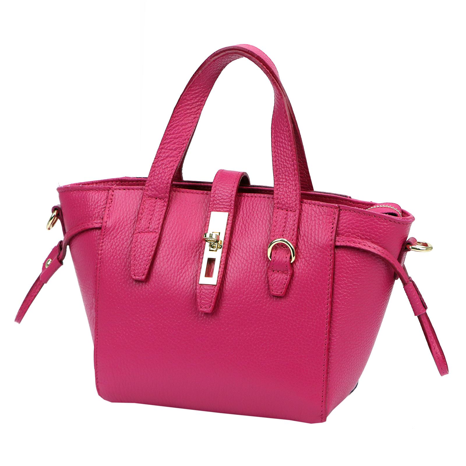 Růžová Kožená kabelka Luka ORALLOD 290-42