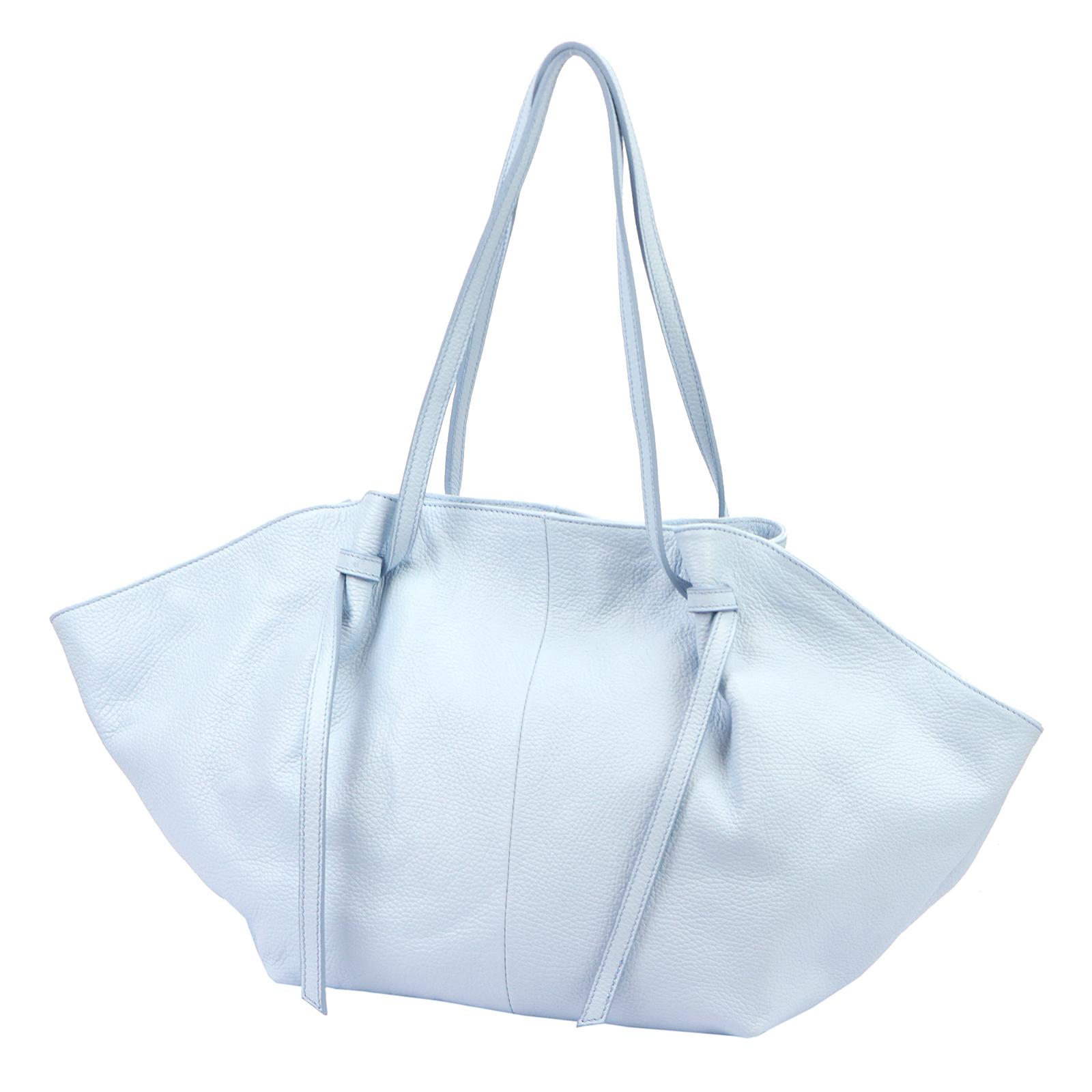 Modrá Kožená kabelka Luka ORALLOD 210-62