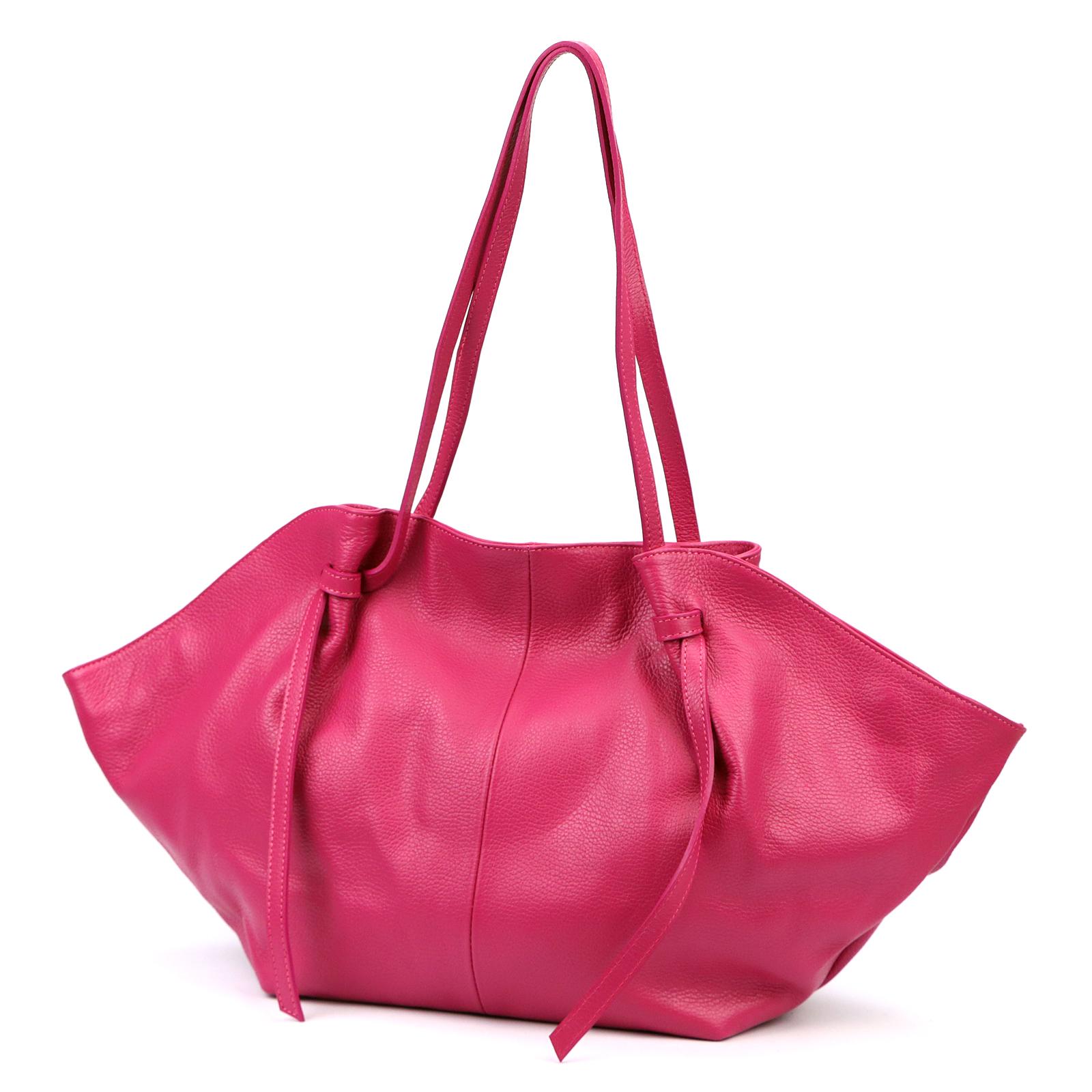 Růžová Kožená kabelka Luka ORALLOD 210-62