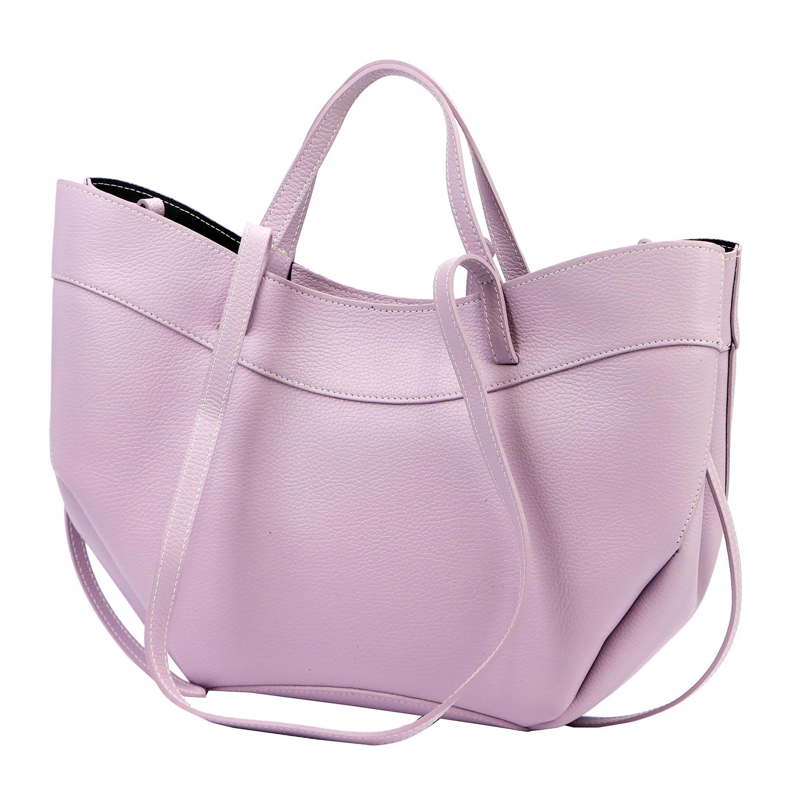 Růžová Kožená kabelka Luka ORALLOD D 520-52