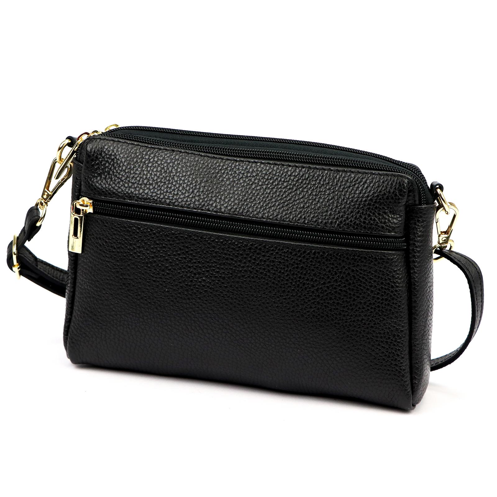 Černá Kožená kabelka Luka ORALLOD 290-62