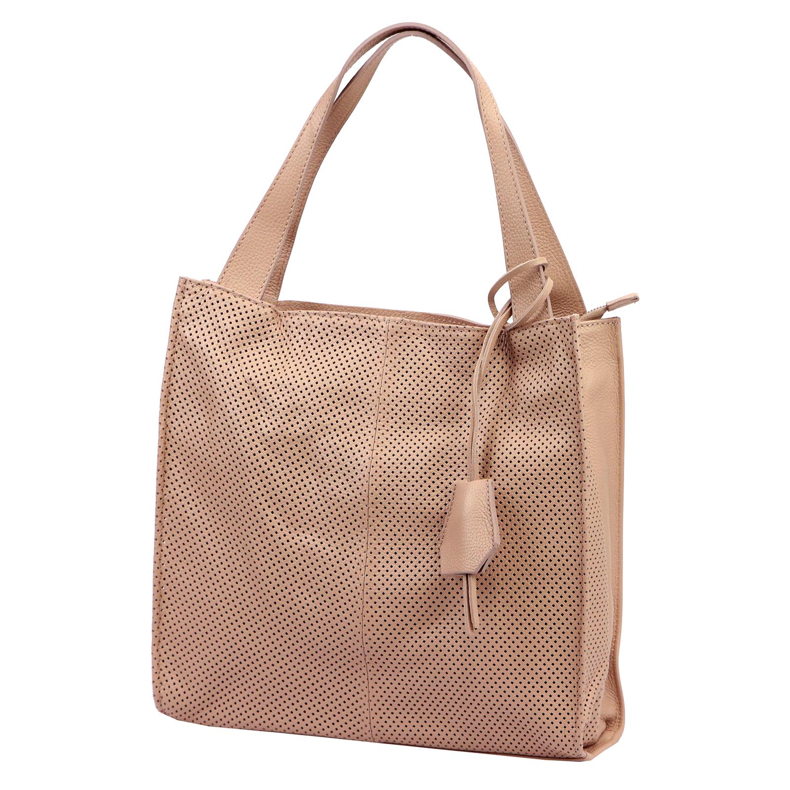 Růžová Kožená kabelka Luka ORALLOD 990-62